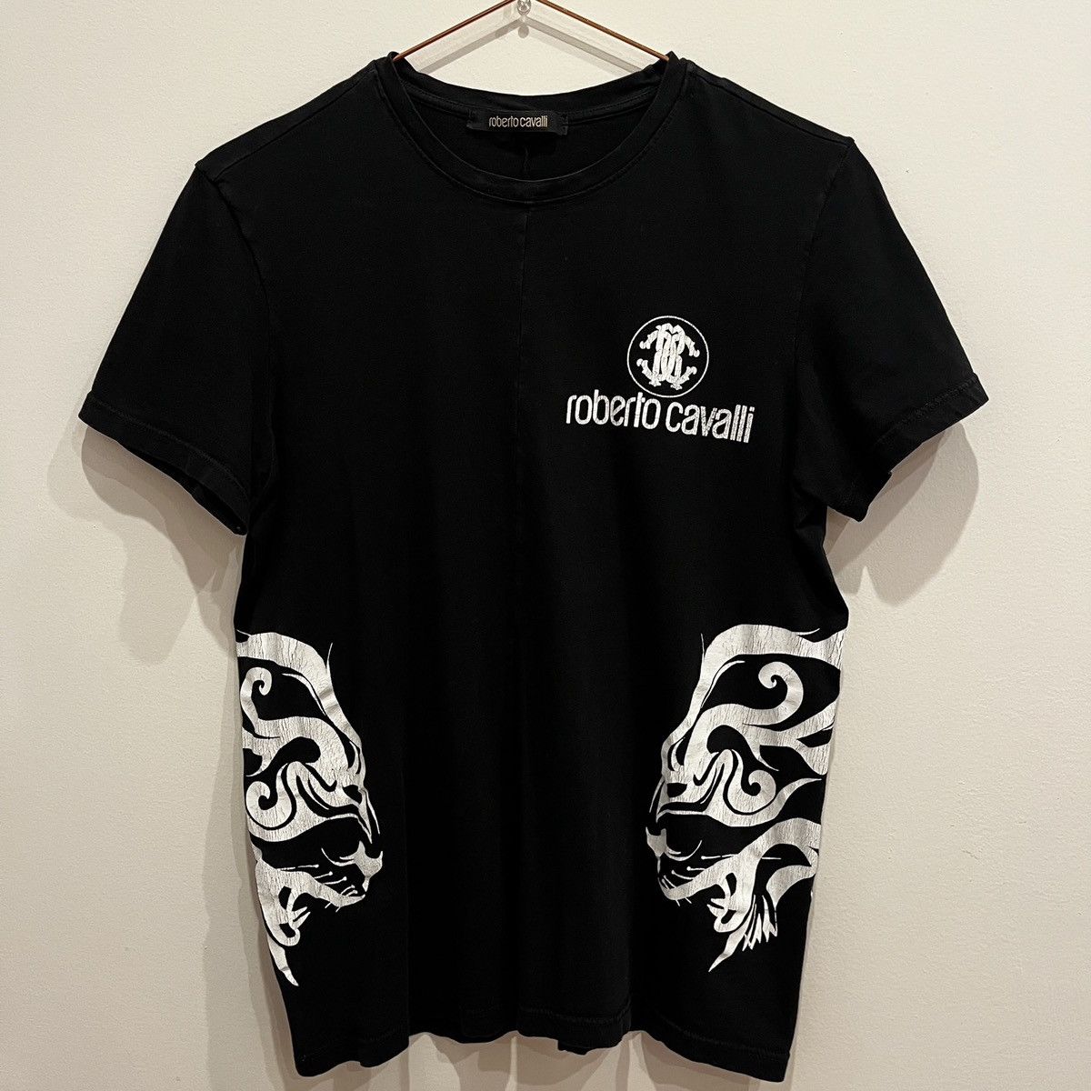 Roberto Cavalli Y2K Roberto Cavalli Cropped T Shirt (unisex) Size US S / EU 44-46 / 1 - 2 Thumbnail