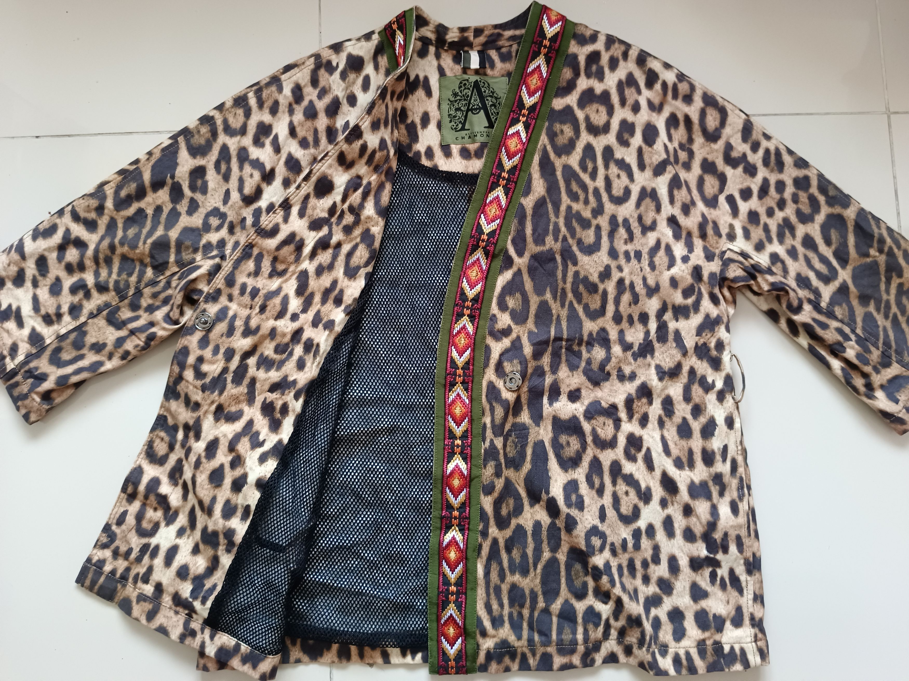 If Six Was Nine × Le Grande Bleu (L.G.B.) Alessandra Chamonix Victoire Jacket Kimono Size US M / EU 48-50 / 2 - 5 Thumbnail