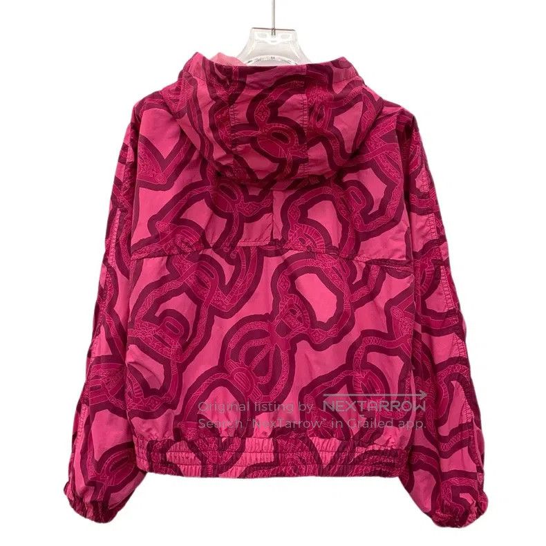 Hermes Hermes Cerise Mule Fantasy Print All-Over Printed Hooded Z Size XXS / US 00 / IT 34 - 2 Thumbnail
