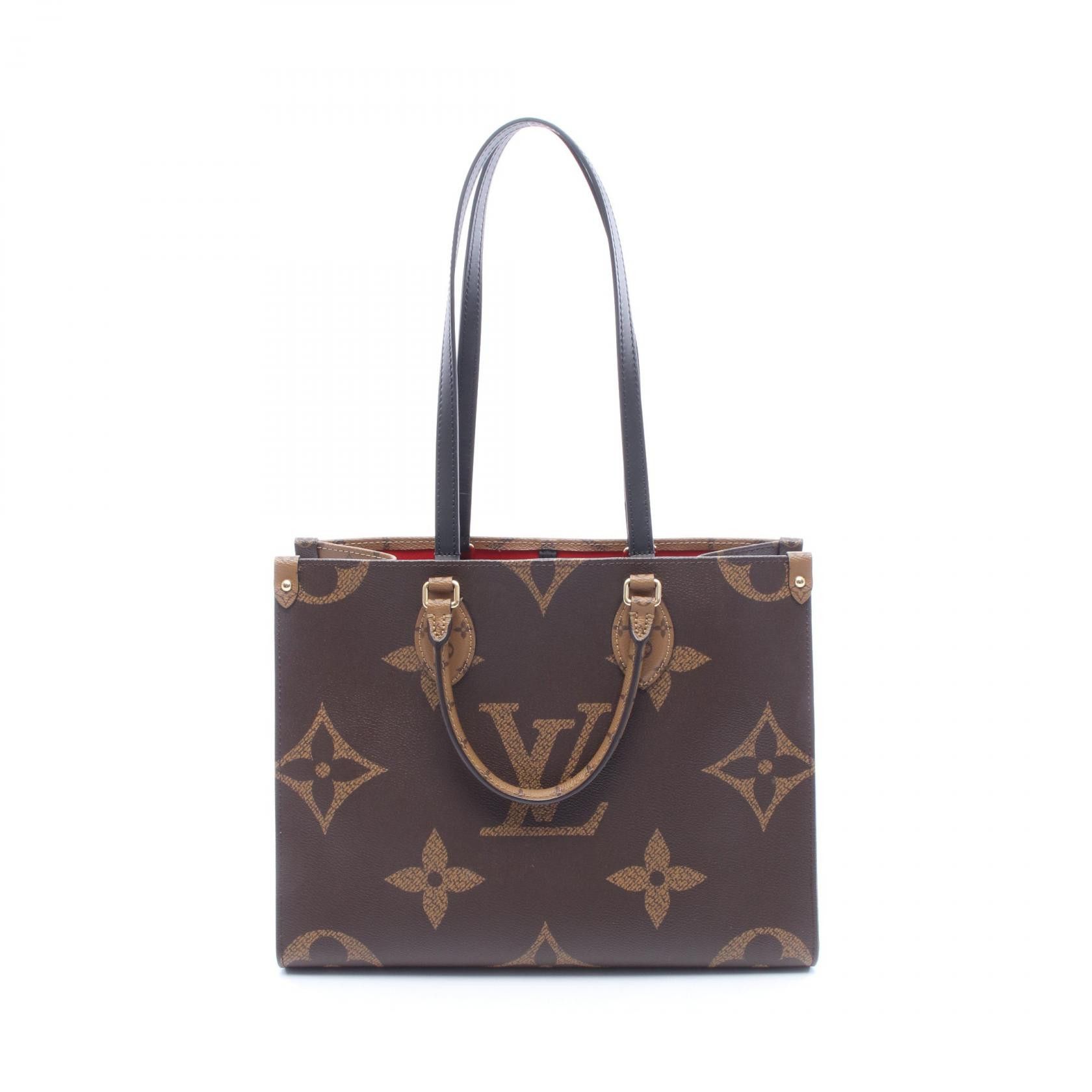 Louis Vuitton Louis Vuitton Louis Vuitton OnTheGo MM Monogram Giant Reverse Coated Canvas Tote Bag Textile Tote Bag M45321 DUTY FREE for USA Size ONE SIZE - 1 Thumbnail