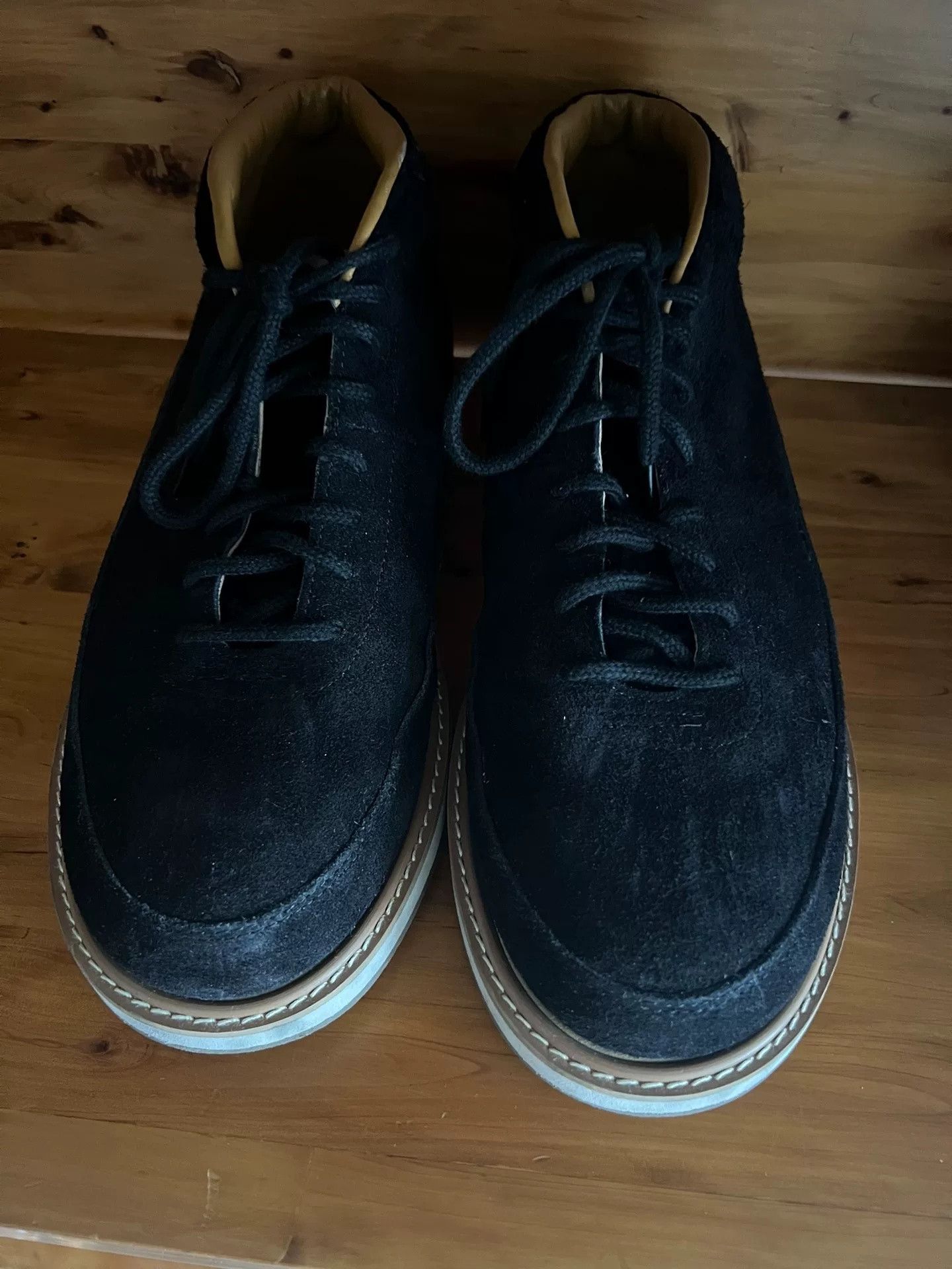 Pure Blue Japan Blueover Retro Mid-Top Sneakers Size US 10 / EU 43 - 2 Thumbnail