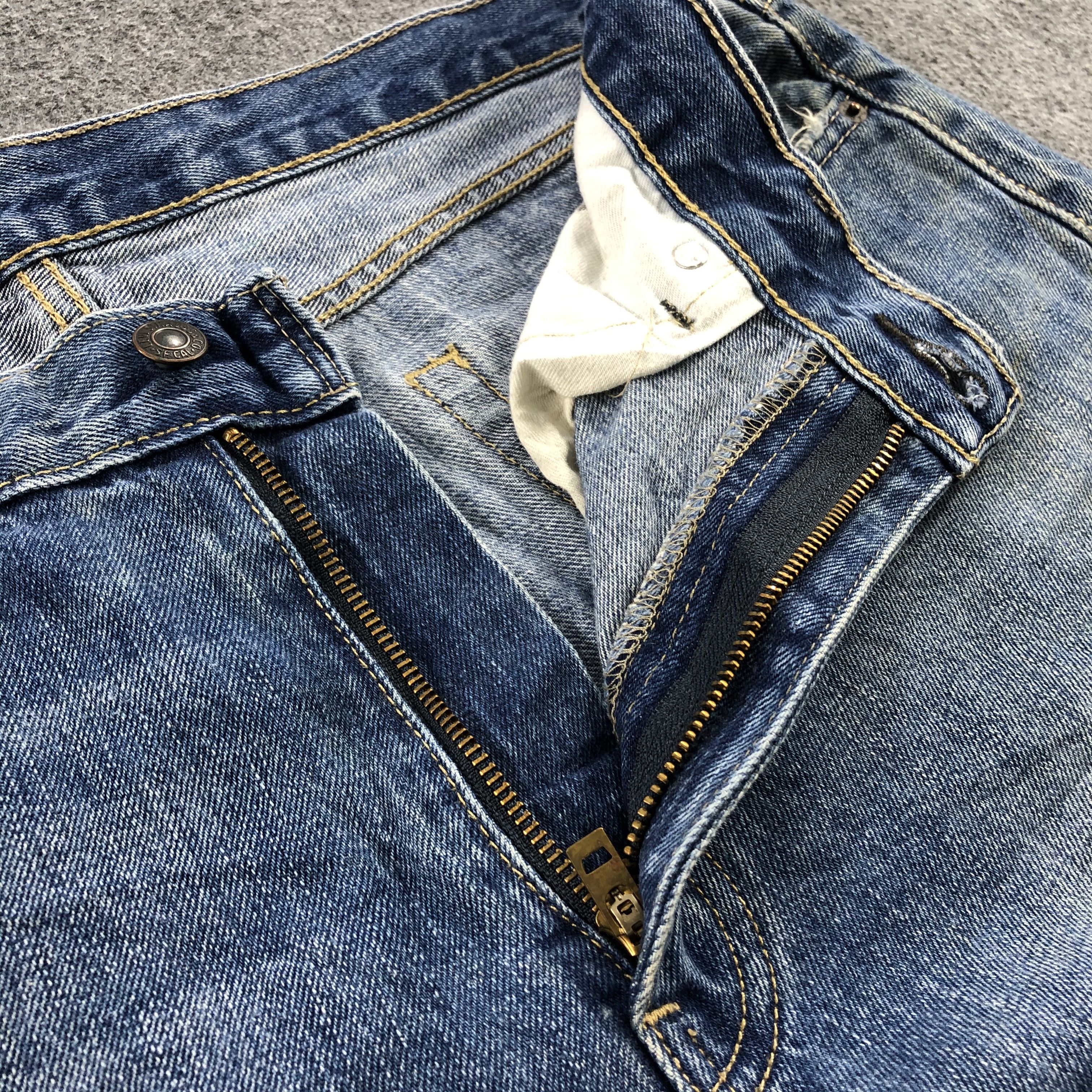 Levi's Vintage Blue Washed Levis 514 Jeans-J945 Size US 37 - 8 Thumbnail