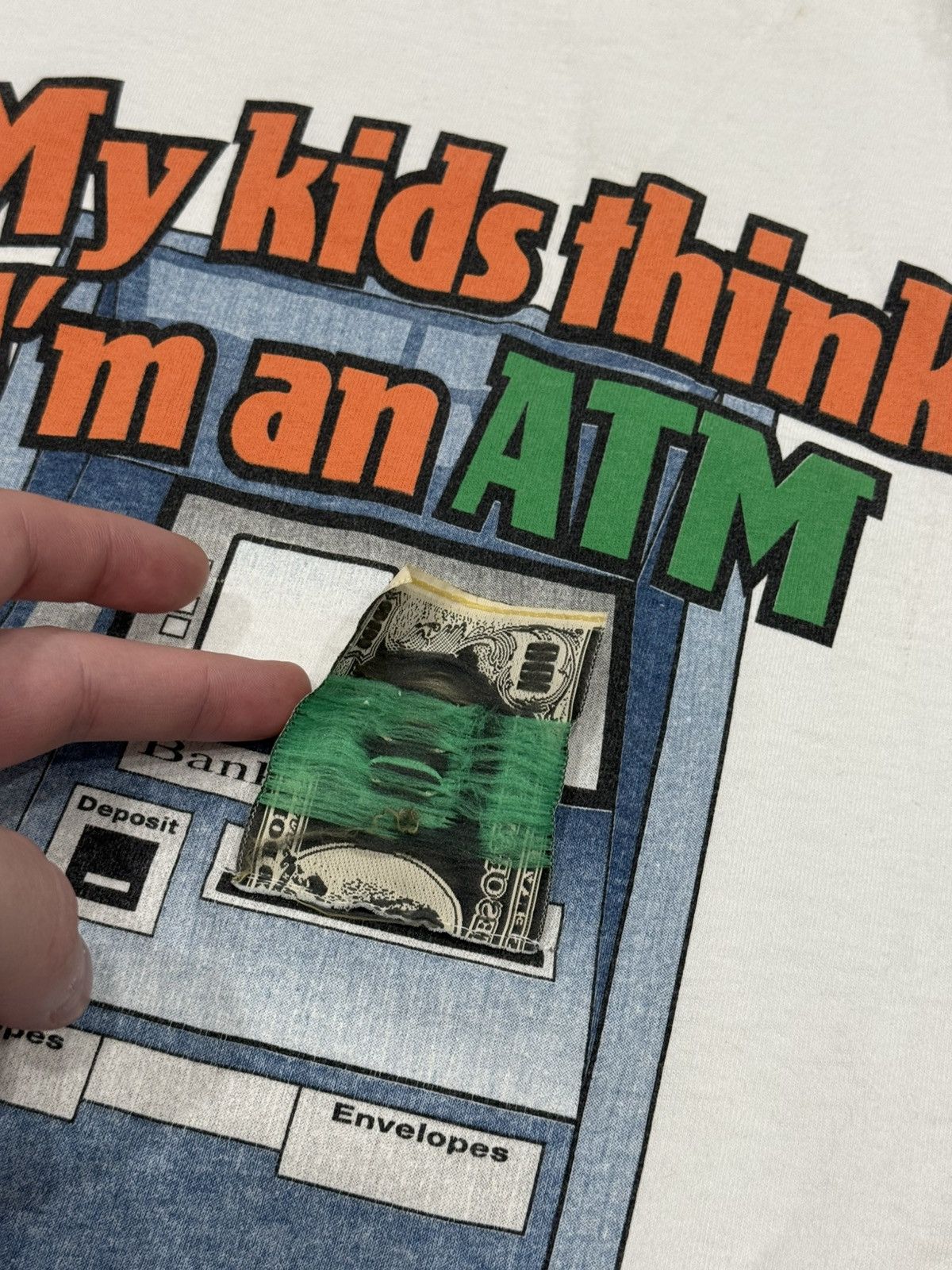 Vintage Vintage Funny ATM Tee Size US XXL / EU 58 / 5 - 4 Thumbnail