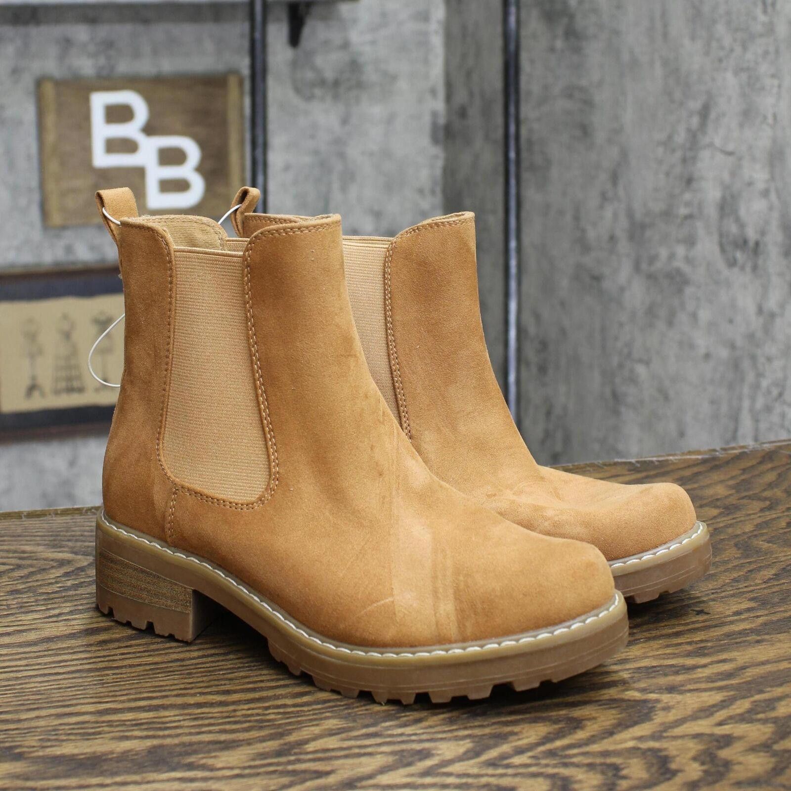 Designer Universal Thread Booties Boots 166a9e045206ee Tan Brown 6M Size US 6 / IT 36 - 1 Thumbnail