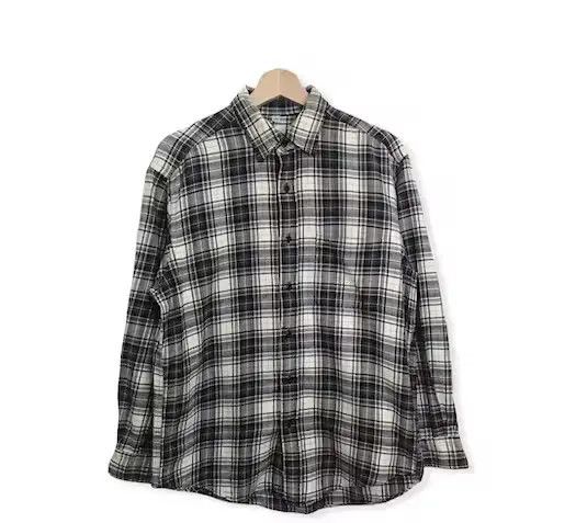 Flannel Japanese Brand Uniqlo Plaid Tartan Flannel Shirt Size US M / EU 48-50 / 2 - 1 Thumbnail