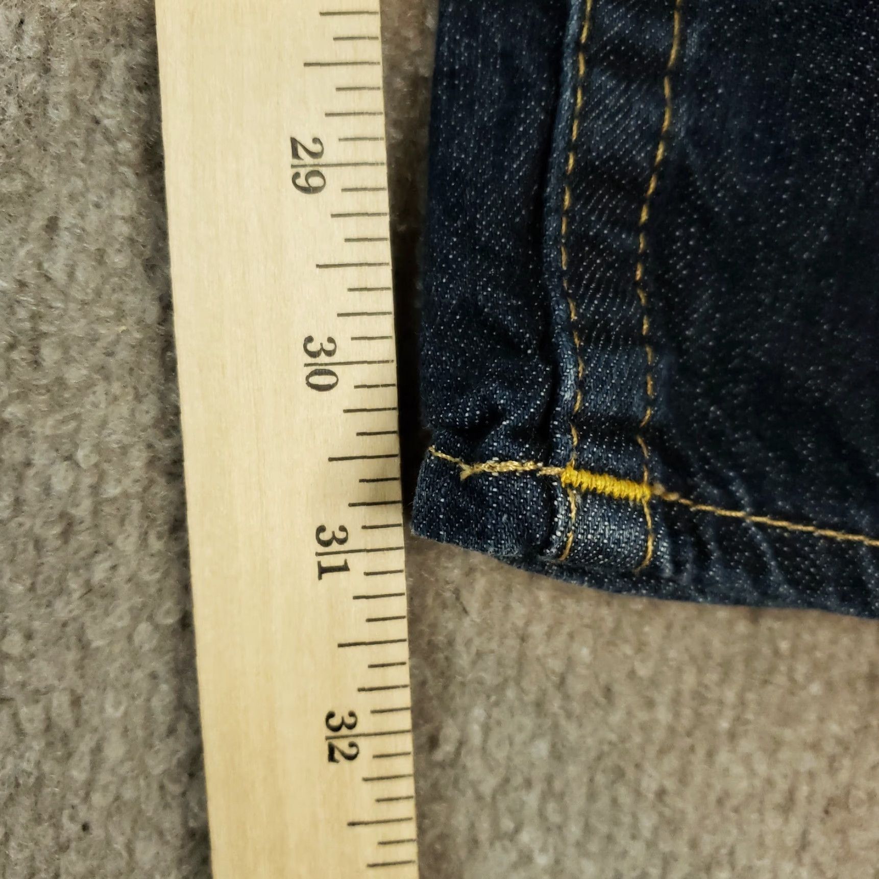 True Religion True Religion Pants Mens Size 44x31 Blue Denim Straight Leg Casual Zipper Pants Mens 44 Blue Denim Straight Inseam 31 Size US 44 / EU 60 - 3 Thumbnail