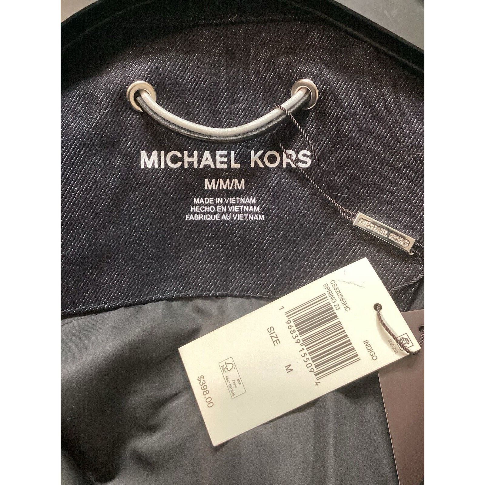 Michael Kors NWT Michael Kors Men’s Classic Fit Belted Denim Jacket Med Size US M / EU 48-50 / 2 - 18 Thumbnail