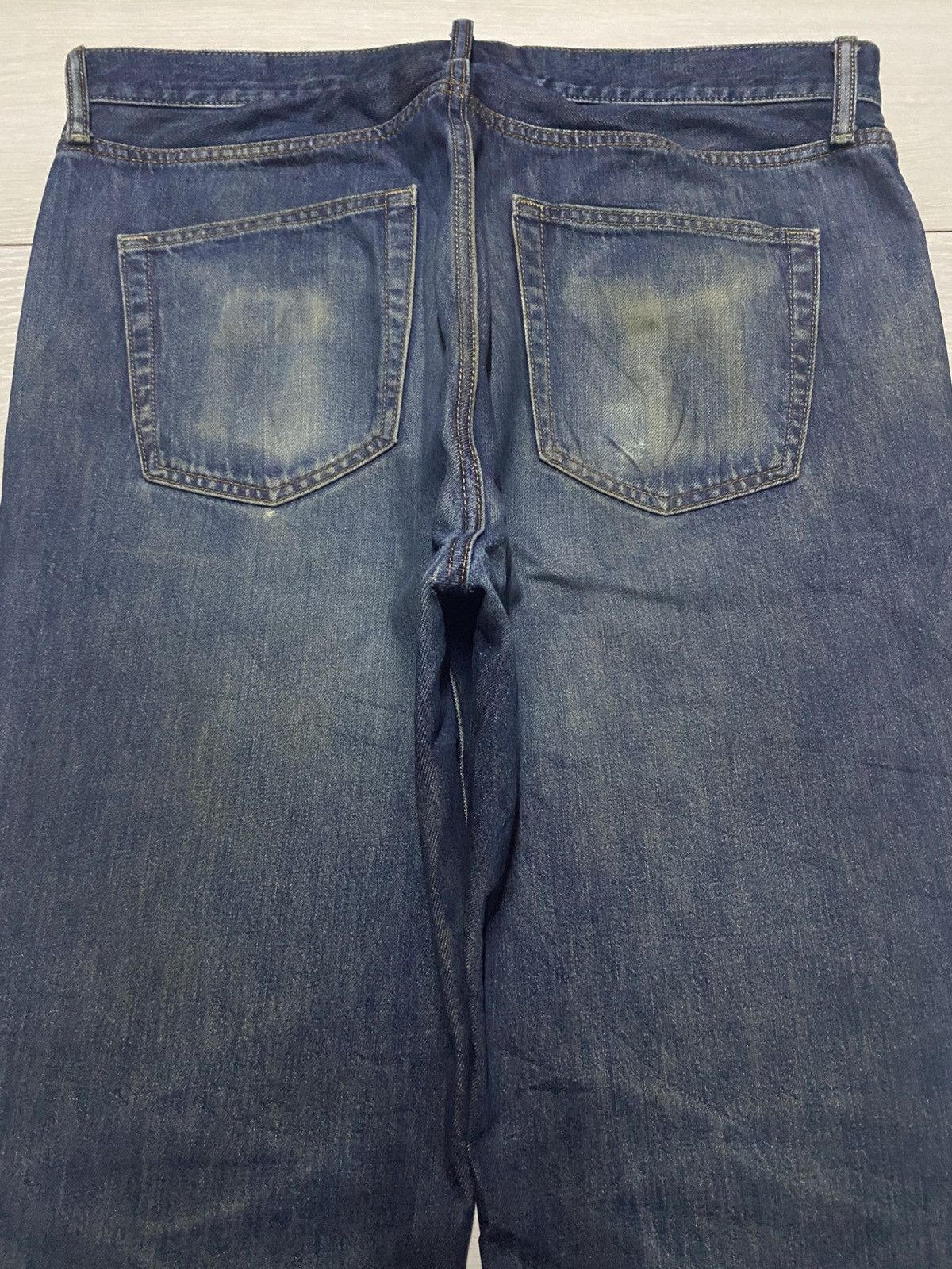 Undercover × Uniqlo Vintage Japanese Uniqlo Mud Wash Distressed Baggy Jeans Size US 37 - 4 Thumbnail