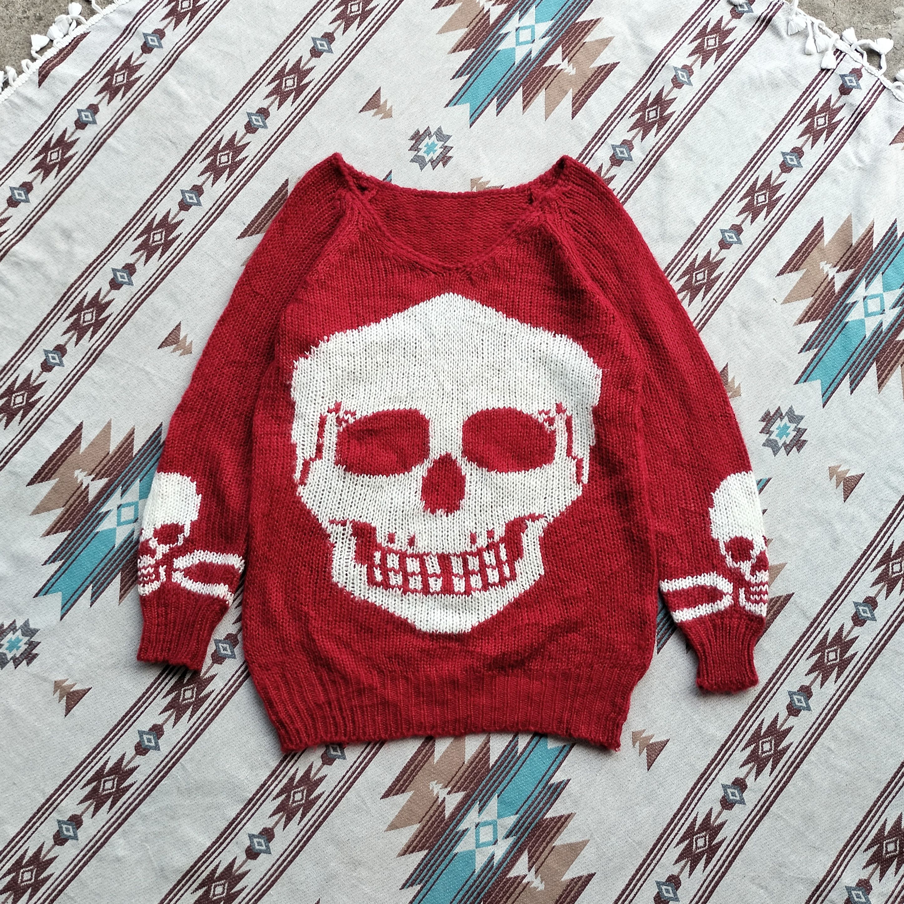 Japanese Brand japanese galstar skull seditionaries knitwear Size US S / EU 44-46 / 1 - 1 Thumbnail