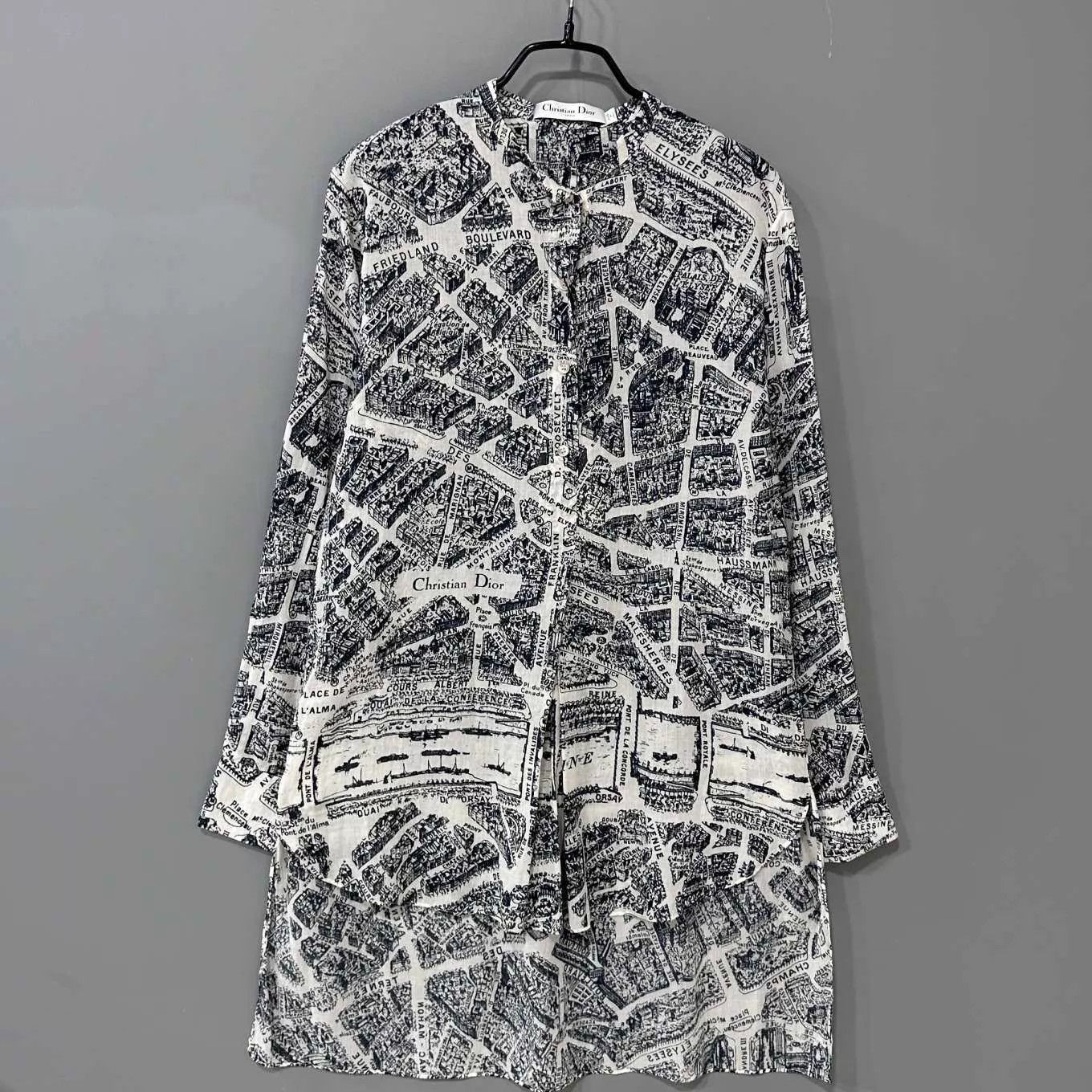 Dior Dior Paris Map Series Shirt Dress Women's 34 Size XS / US 0-2 / IT 36-38 - 1 Thumbnail