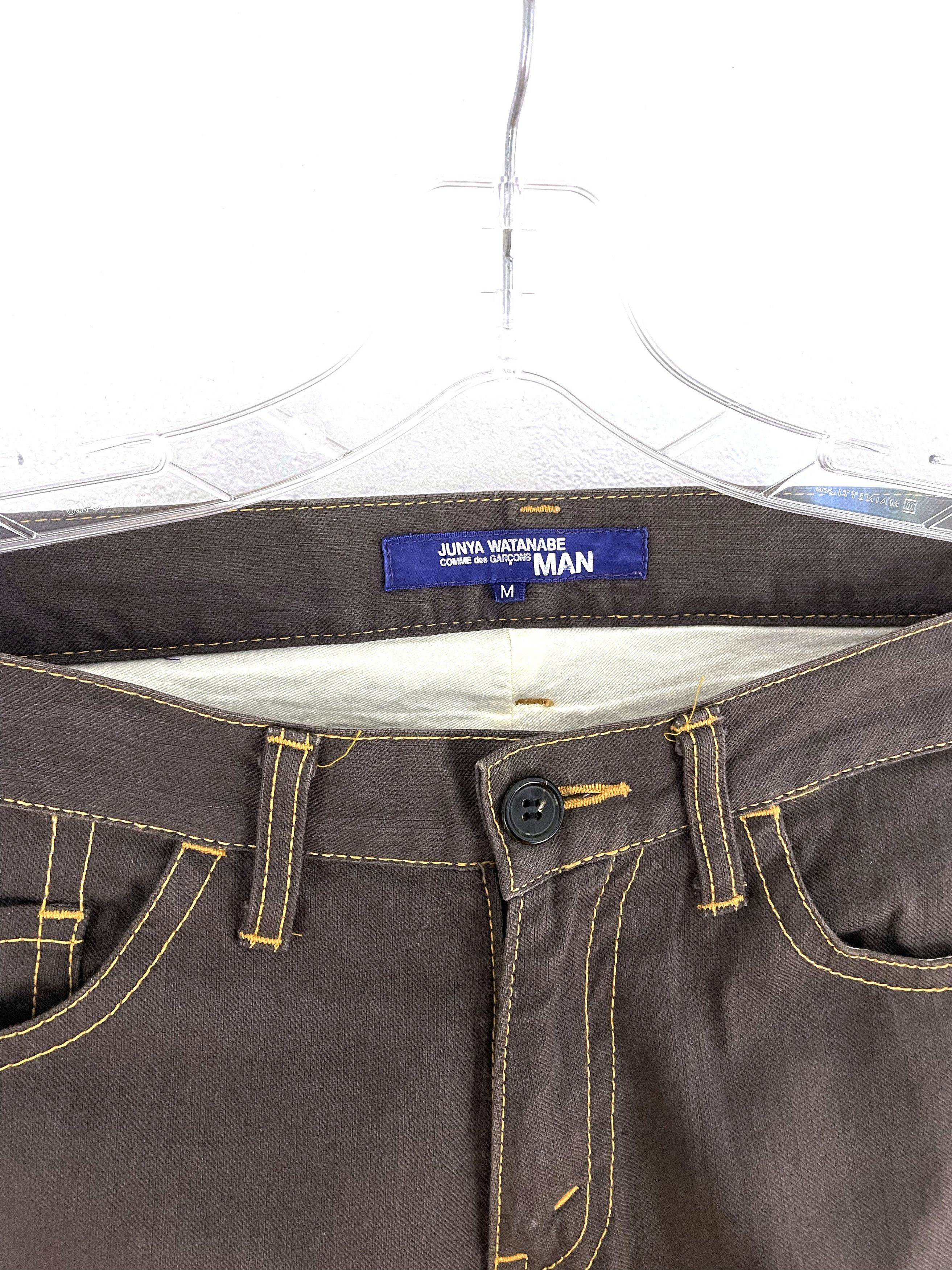 Junya Watanabe 2004 Contrast Stitch Biker Pants Size US 34 / EU 50 - 3 Thumbnail
