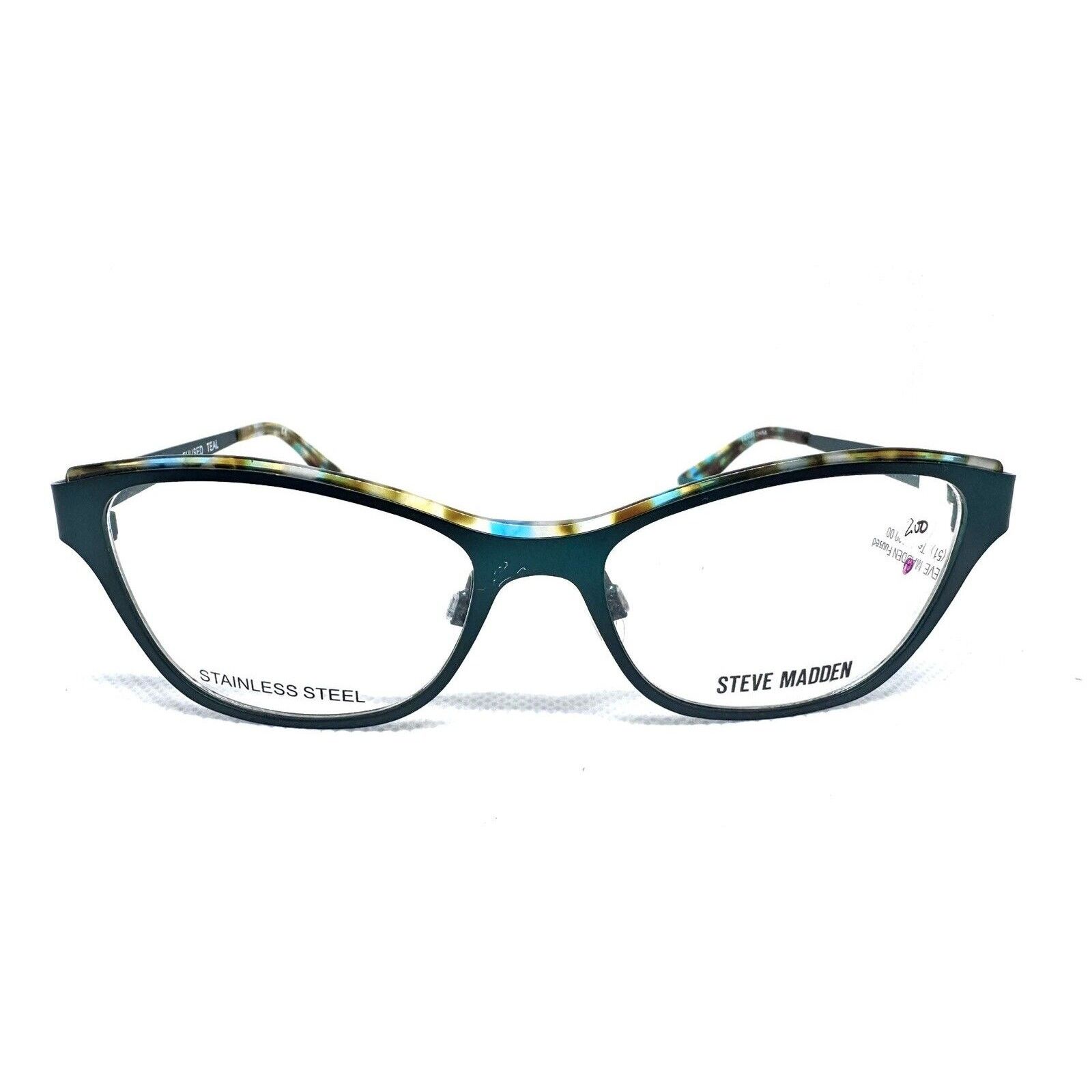 Steve Madden STEVE MADDEN FUUSED METALLIC TEAL EYEGLASSES 51-16 Size ONE SIZE - 2 Thumbnail