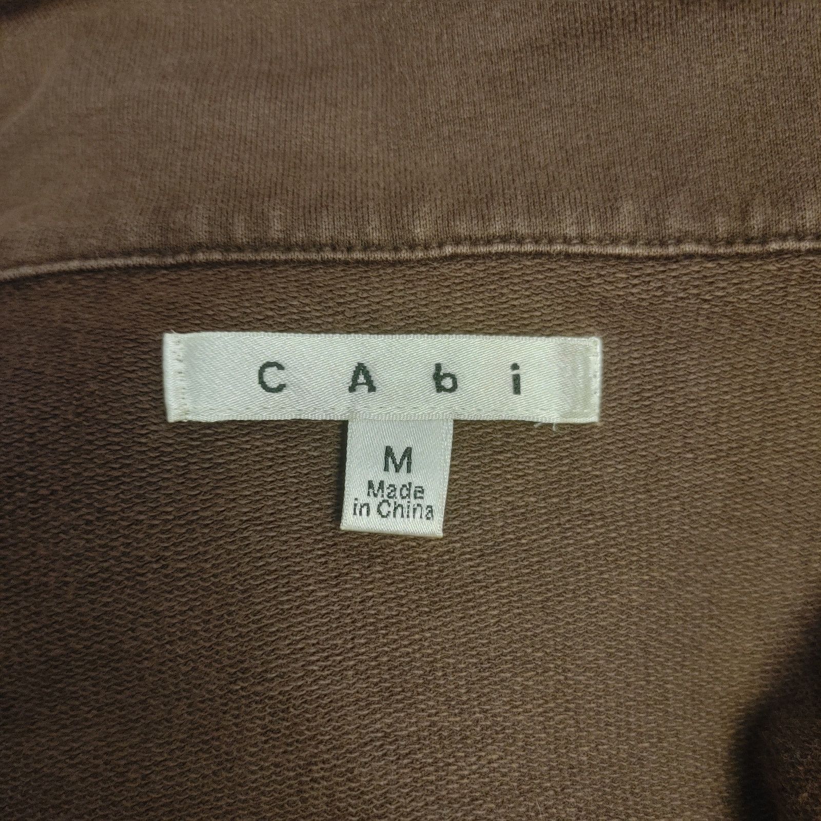 Other Cabi Women's M Brown Denim Long Sleeve Collared Jacket Size M / US 6-8 / IT 42-44 - 3 Thumbnail