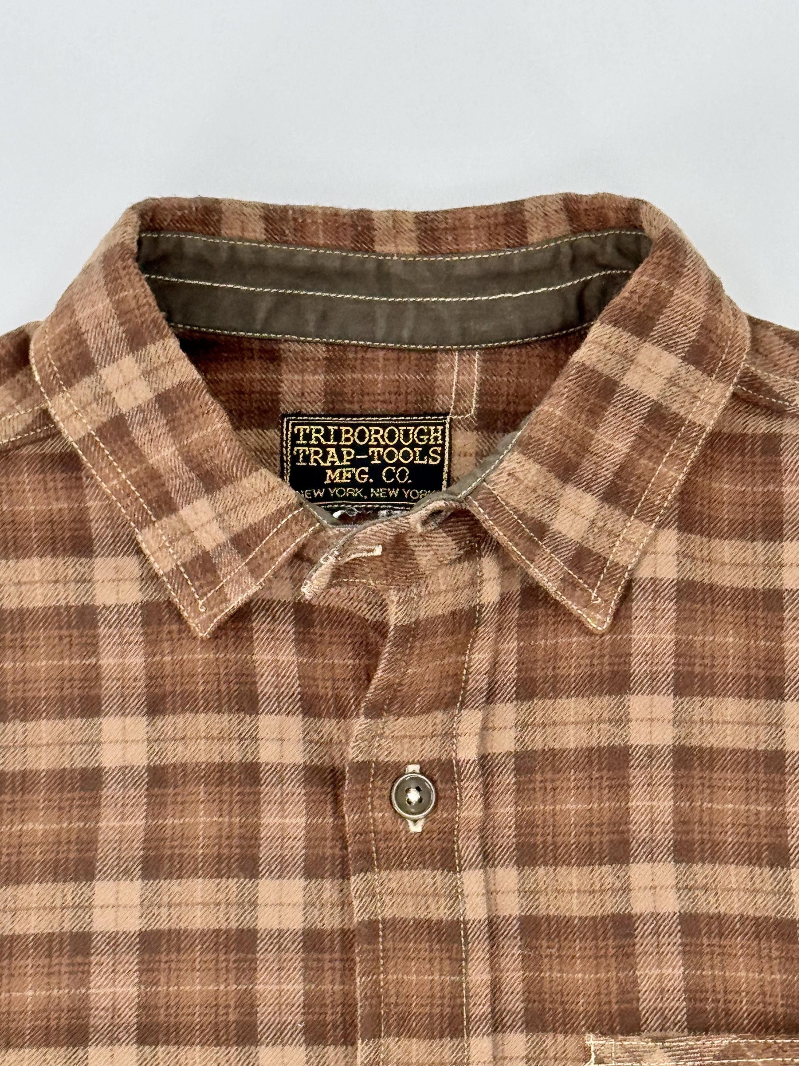 COLIMBO × Japanese Brand Colimbo Hunting Goods Brown Wool Button-Up Shirt Small Size US S / EU 44-46 / 1 - 5 Thumbnail