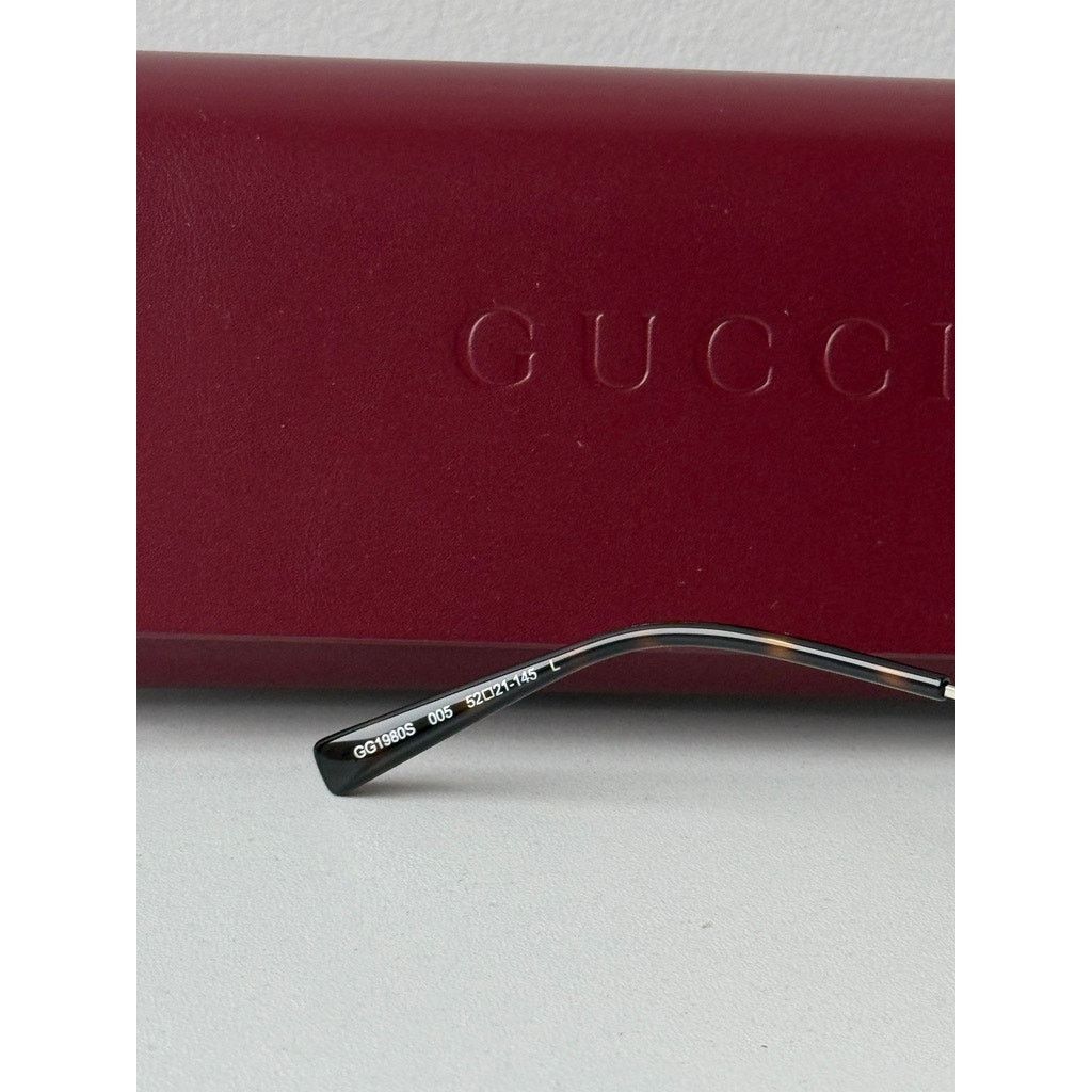 Gucci NEW Gucci GG1980S 003 Silver Oval Sunglasses $545 Size ONE SIZE - 7 Thumbnail