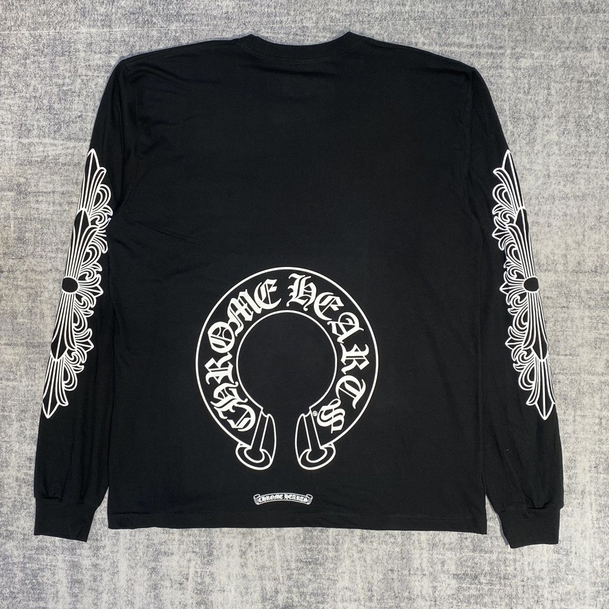 CHROME HEARTS Horseshoe Long Sleeve BLACK
