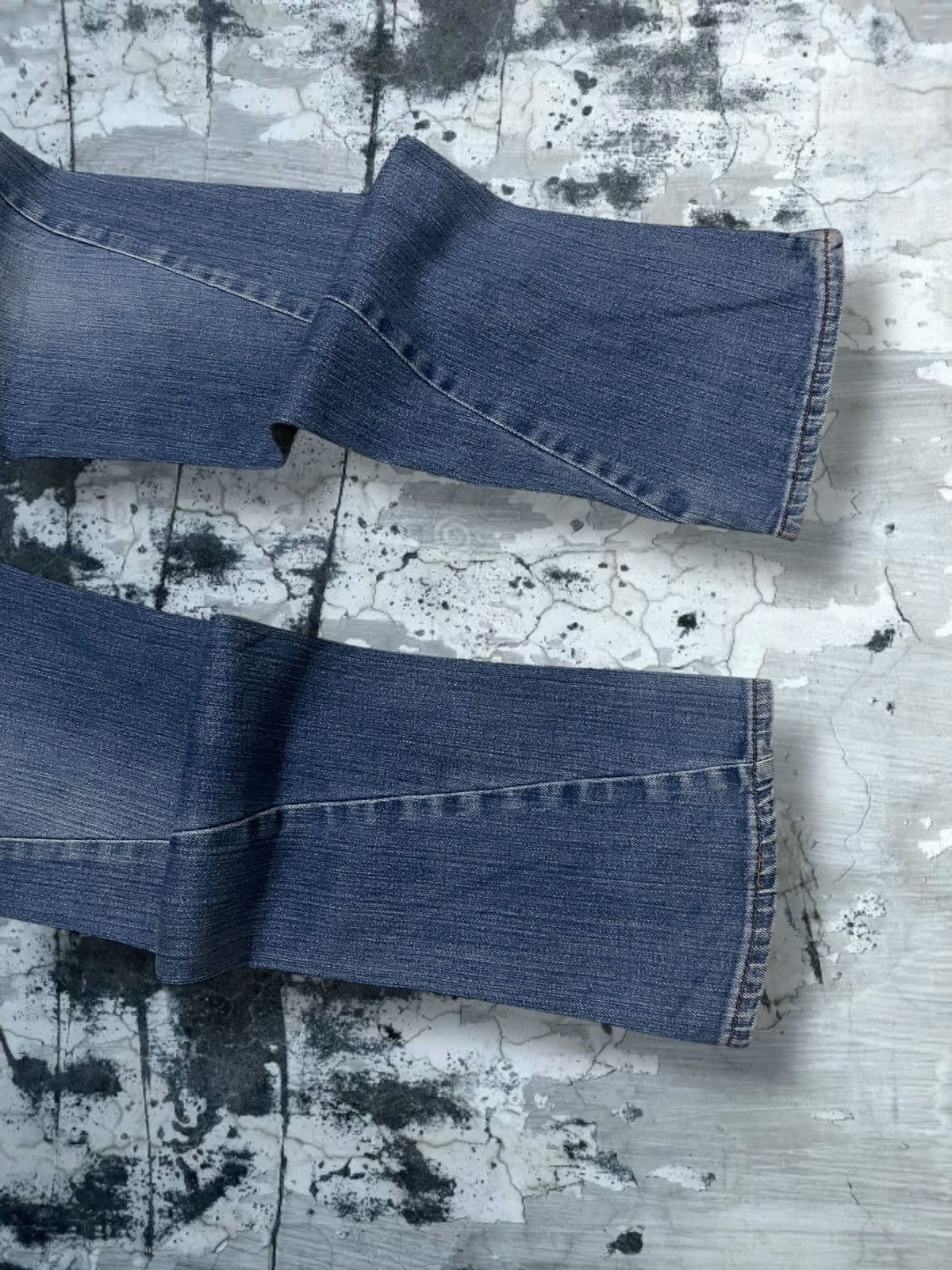 Vintage 1990s Japan Designer RageBlue Double Zip Blue Denim