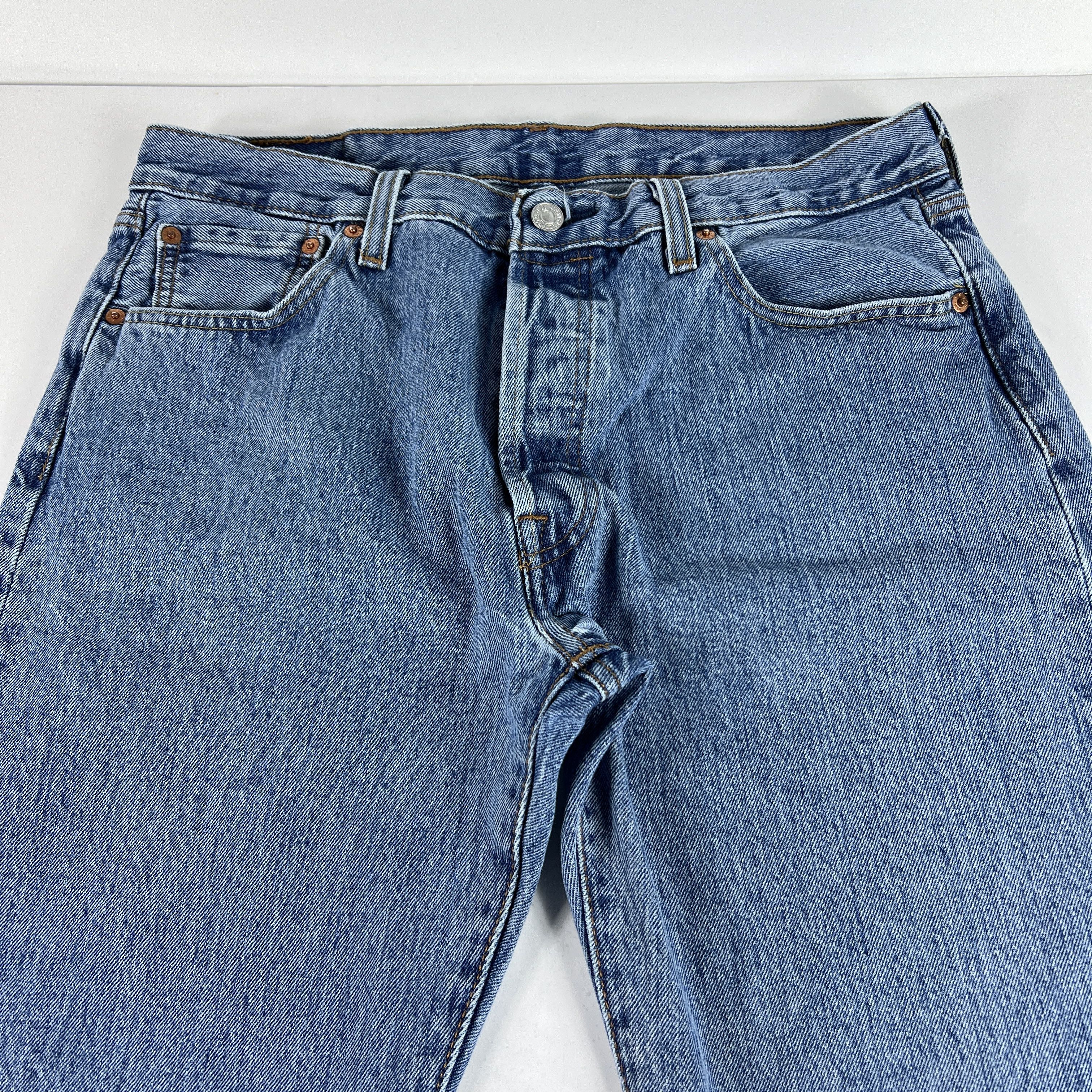 Levi's Levi's Jeans 501 XX Original Straight Blue Cotton Denim Size US 33 - 2 Preview