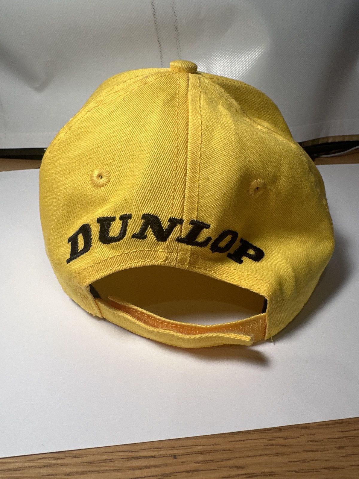 Vintage 🇺🇸🦅 DUNLOP MOTORCYCLE HAT 🦅🇺🇸 Size ONE SIZE - 4 Thumbnail