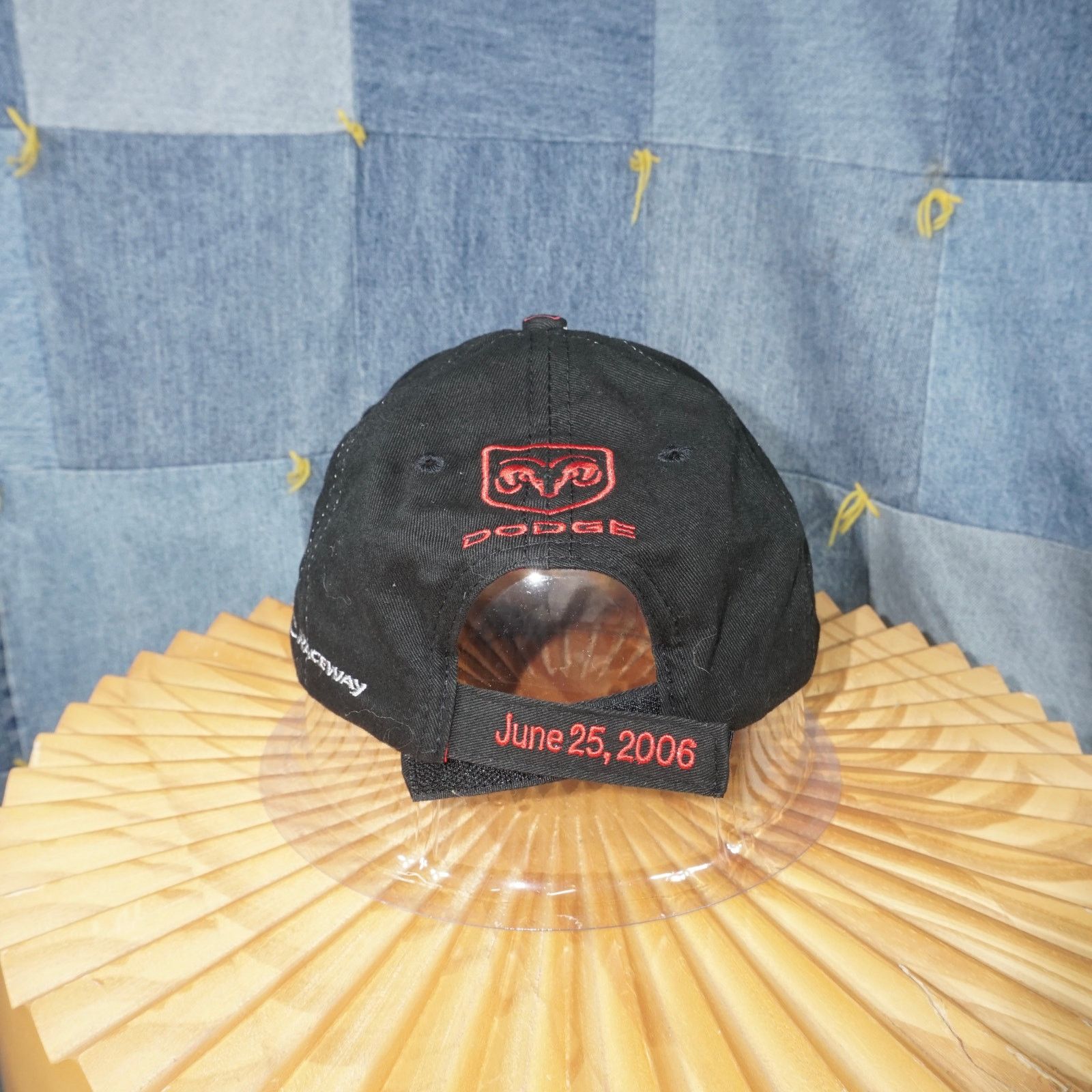 NASCAR OSFA - Vintage Y2K dodge save Mart 350 embroider 2000s hat Size ONE SIZE - 5 Thumbnail
