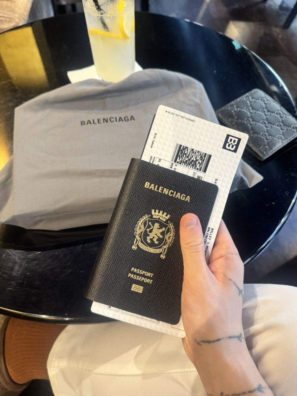 Balenciaga Balenciaga passport wallet Size ONE SIZE - 6 Thumbnail