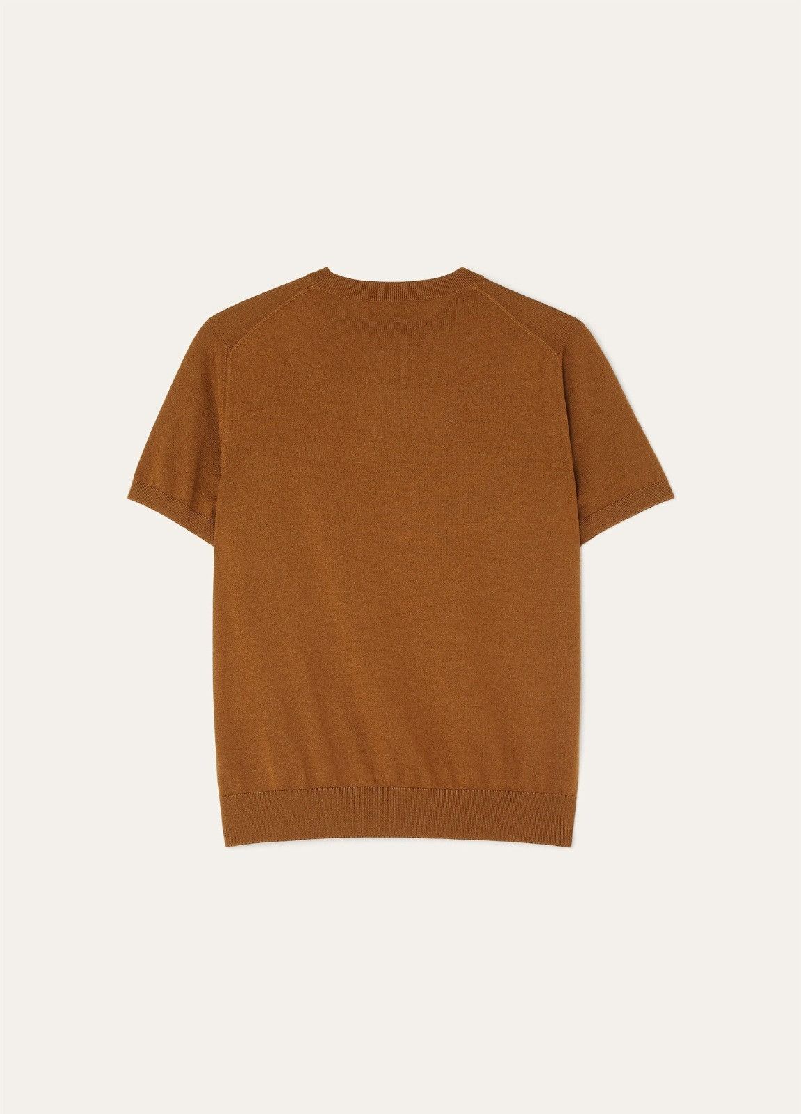 Loro Piana o1srvl11e0526 FAO9854 Short Sleeve Crewneck Sweater Brown Size M / US 6-8 / IT 42-44 - 2 Thumbnail