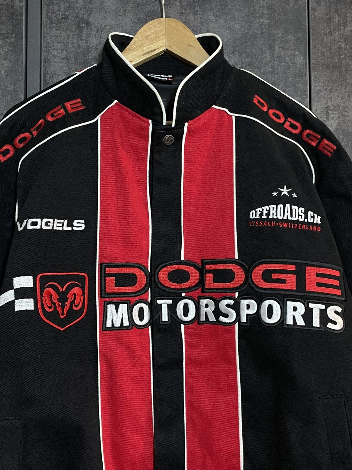 Vintage Vintage Dodge Racing Bomber Jacket Y3 MM6 424 Kith Jh Design Size US L / EU 52-54 / 3 - 10 Thumbnail