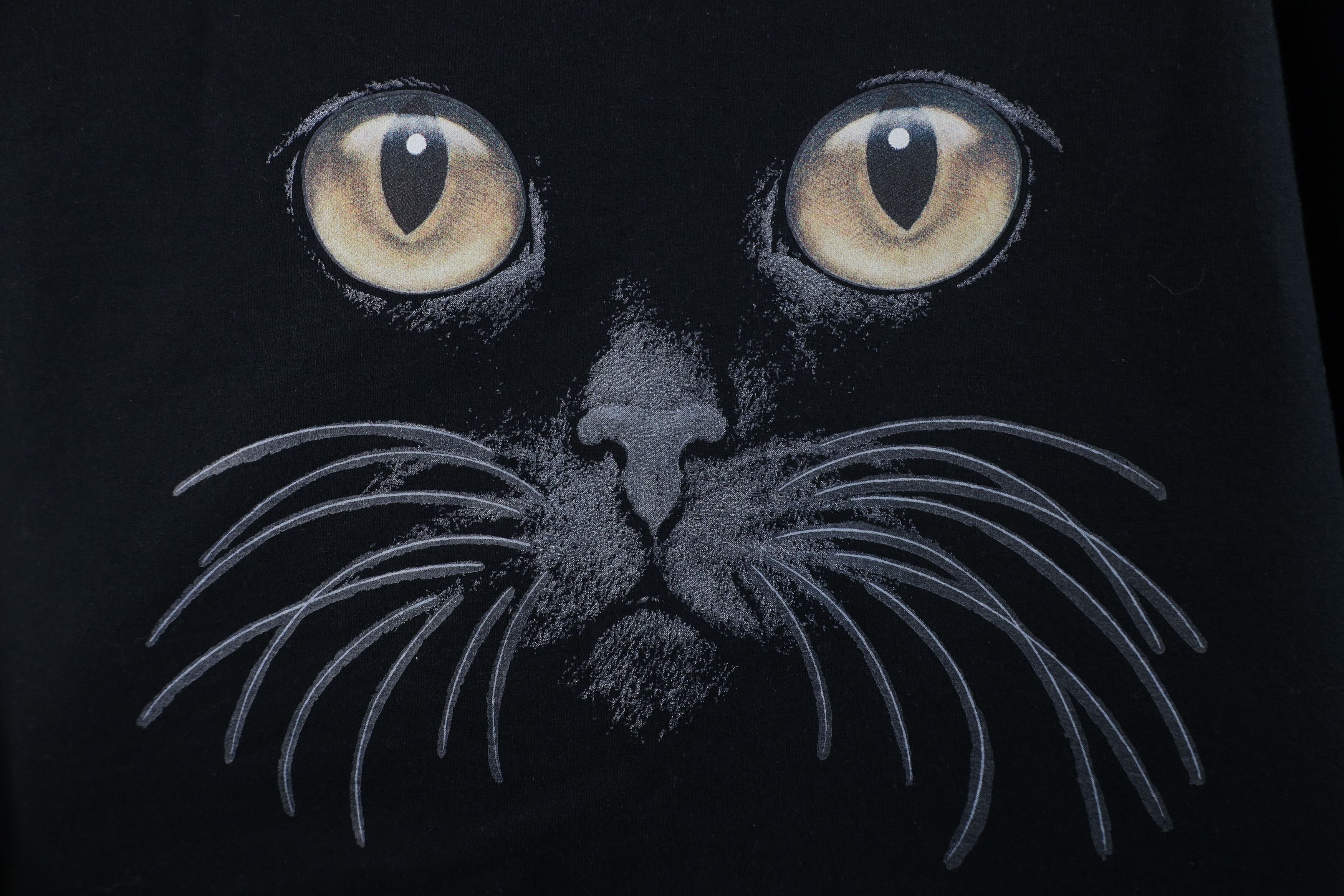 Vintage Vintage 90s Y2K Streetwear Cat Kitten Crewneck Sweatshirt Size L / US 10 / IT 46 - 4 Thumbnail