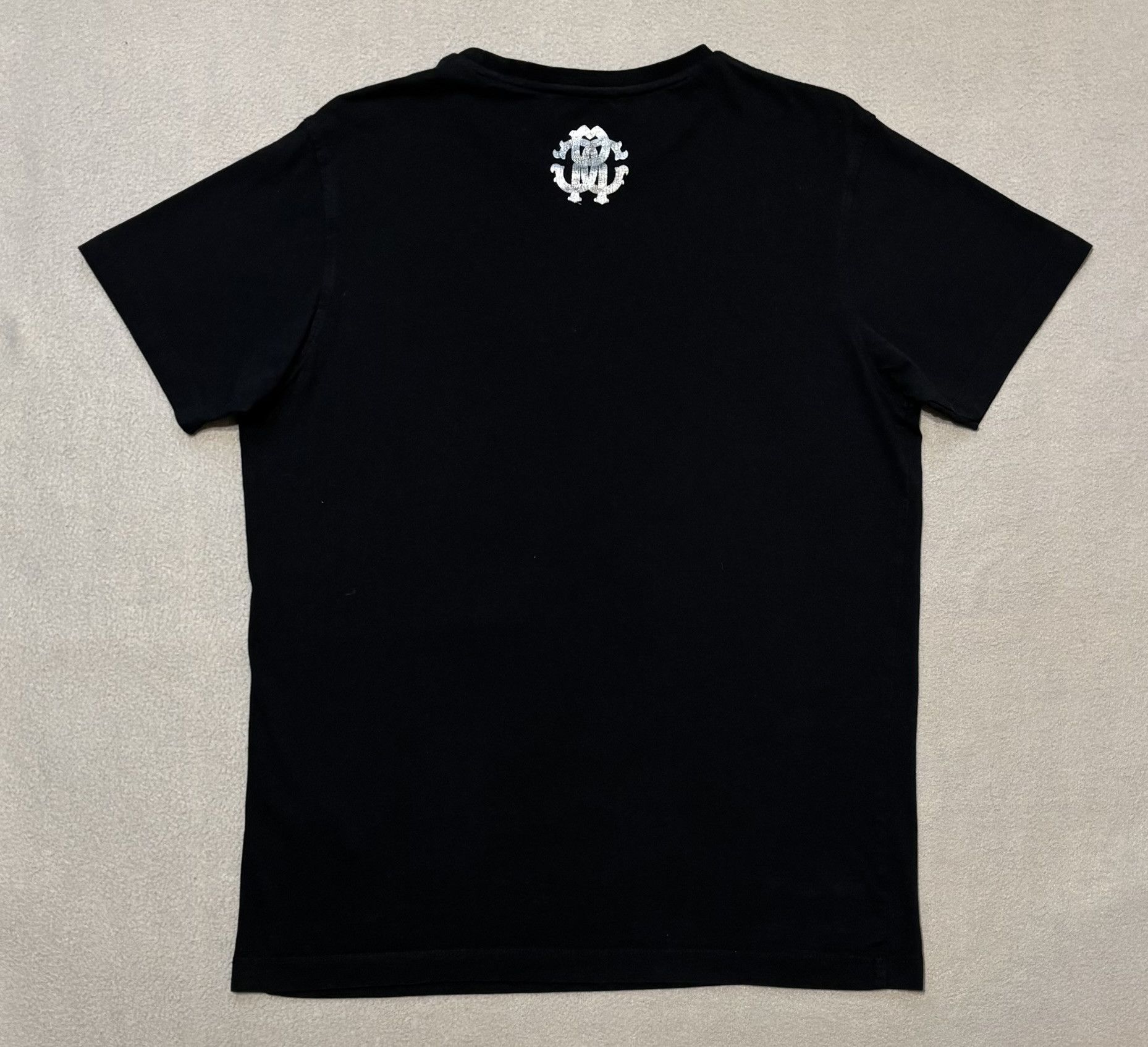 Roberto Cavalli Roberto Cavalli T-shirt Black Firenze Logo Size US M / EU 48-50 / 2 - 9 Thumbnail