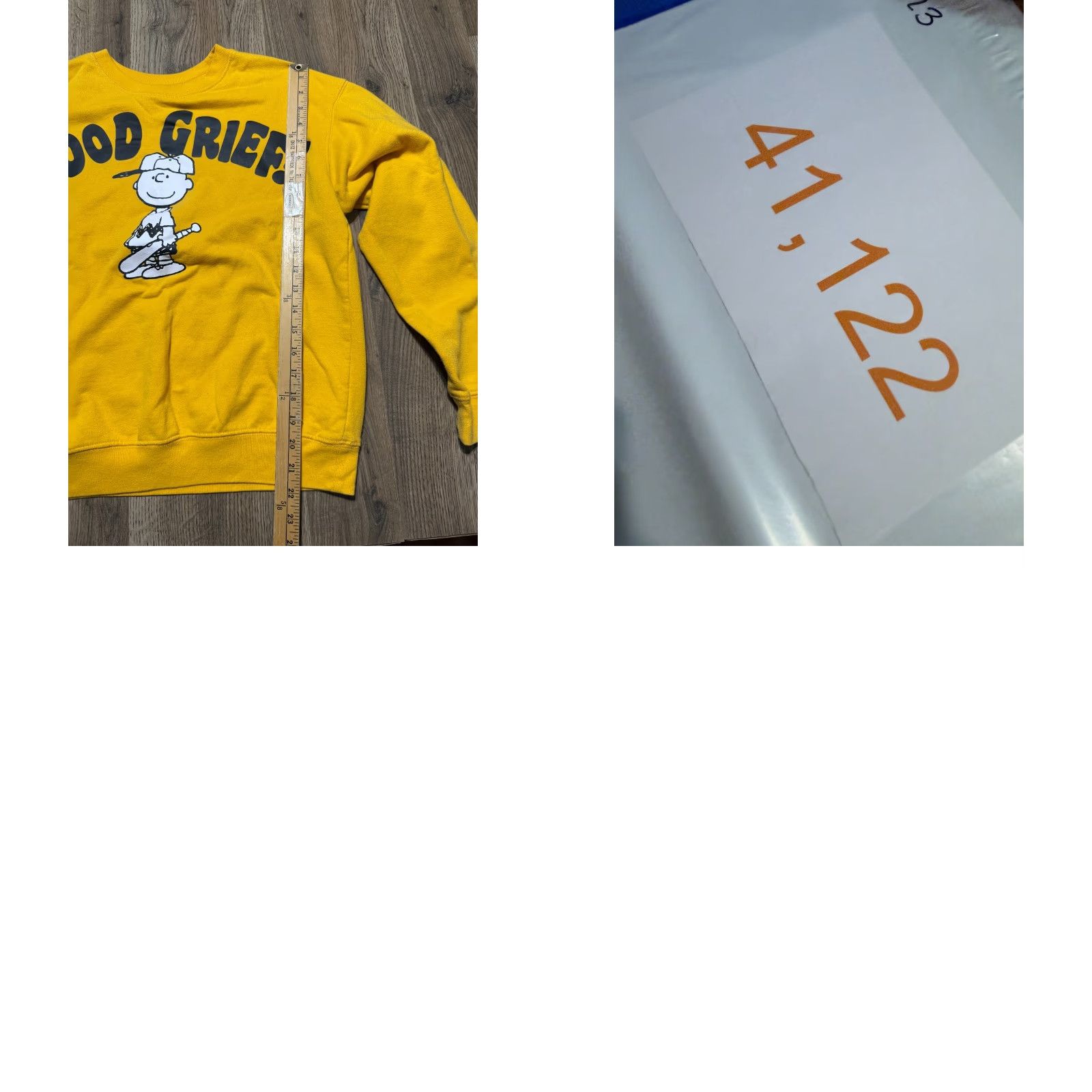 Peanuts VINTAGE Peanuts Sweater Womens Medium Yellow Black White Crewneck Pullover Size M / US 6-8 / IT 42-44 - 8 Thumbnail