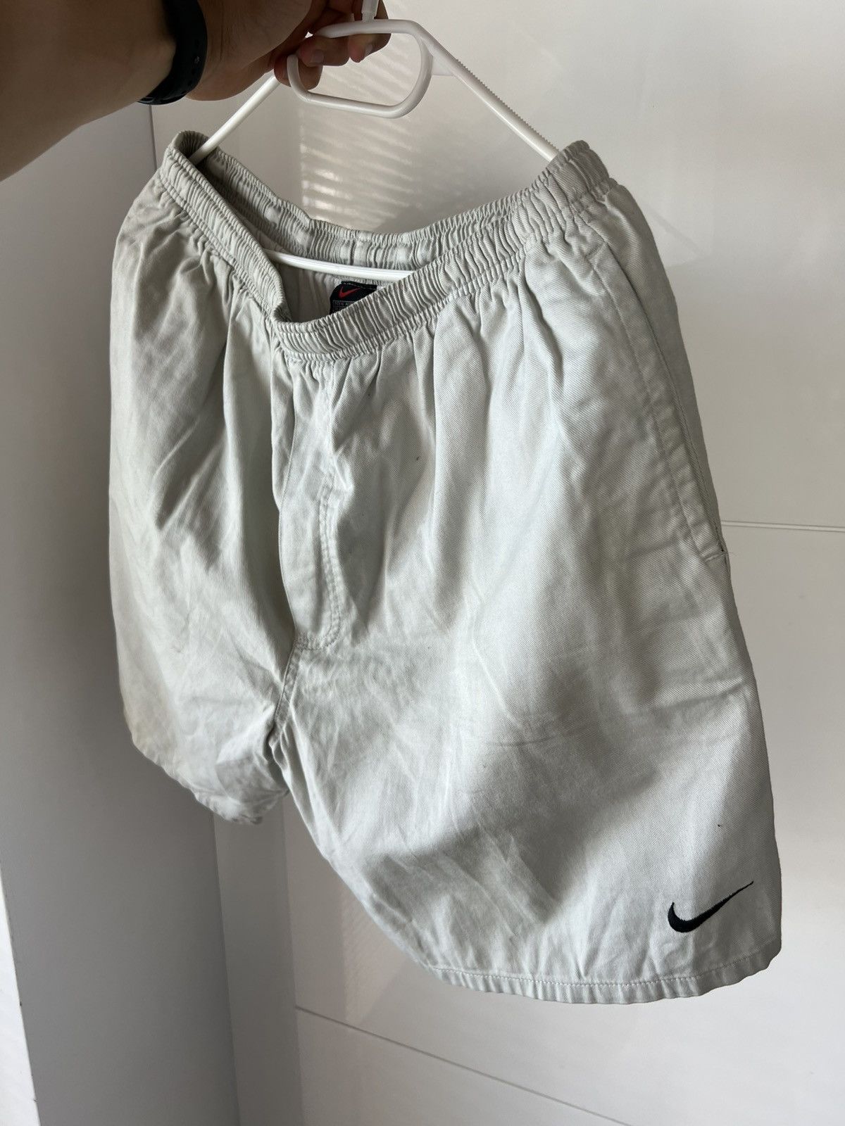 Nike VINTAGE ‼️ Nike knit Logo Summer 90s Black Tag Shorts Size US 36 / EU 52 - 14 Thumbnail