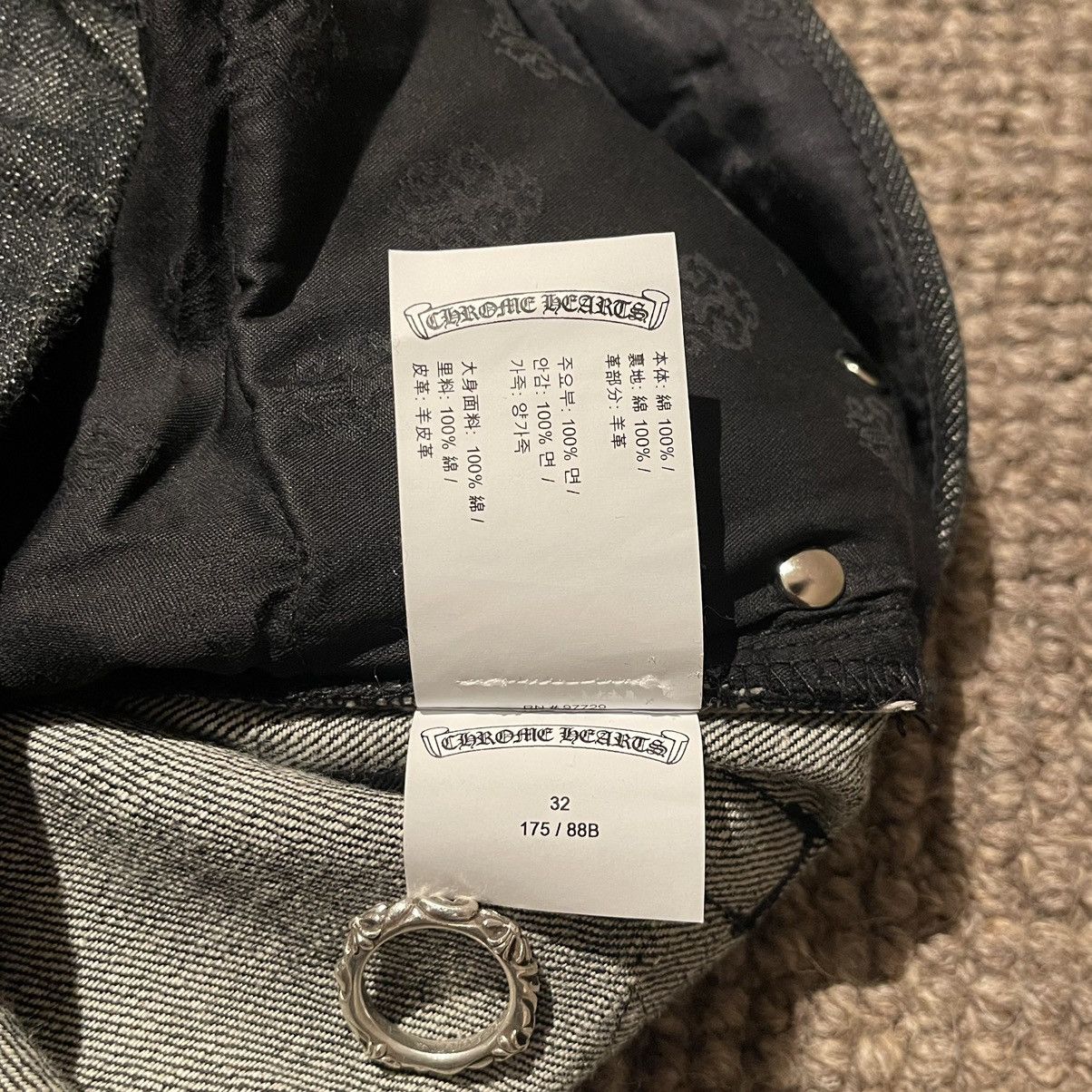 Chrome Hearts Chrome Hearts Exclusive Star Patch Fleur Knees Denim Jeans Size US 32 / EU 48 - 15 Thumbnail