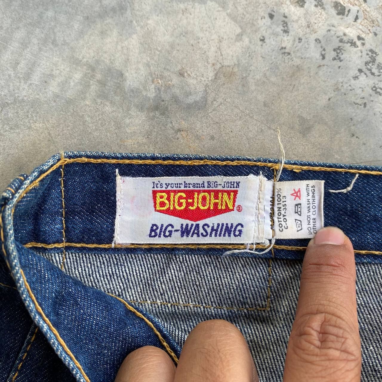 Big John RARE VINTAGE 80s BIG JOHN FLARED BOTTOMBELL BUSH PANT TALON Size US 28 / EU 44 - 12 Thumbnail