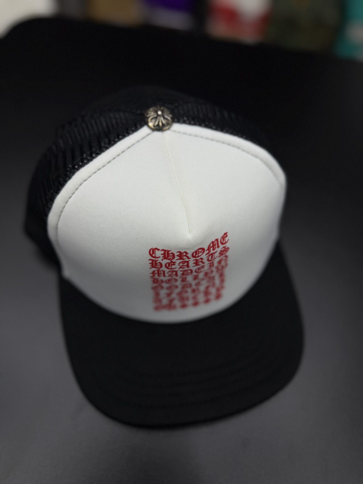 Chrome Hearts Chrome Hearts Black White SnapBack New Size ONE SIZE - 5 Thumbnail