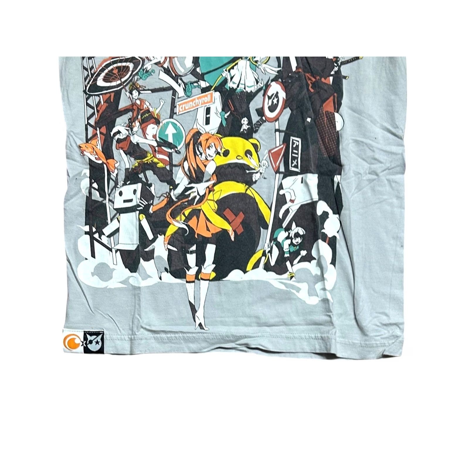 Vintage Crunchyroll Hime Funimation Anime T-Shirt Adult Small Gray Graphic Tee Size US S / EU 44-46 / 1 - 4 Thumbnail