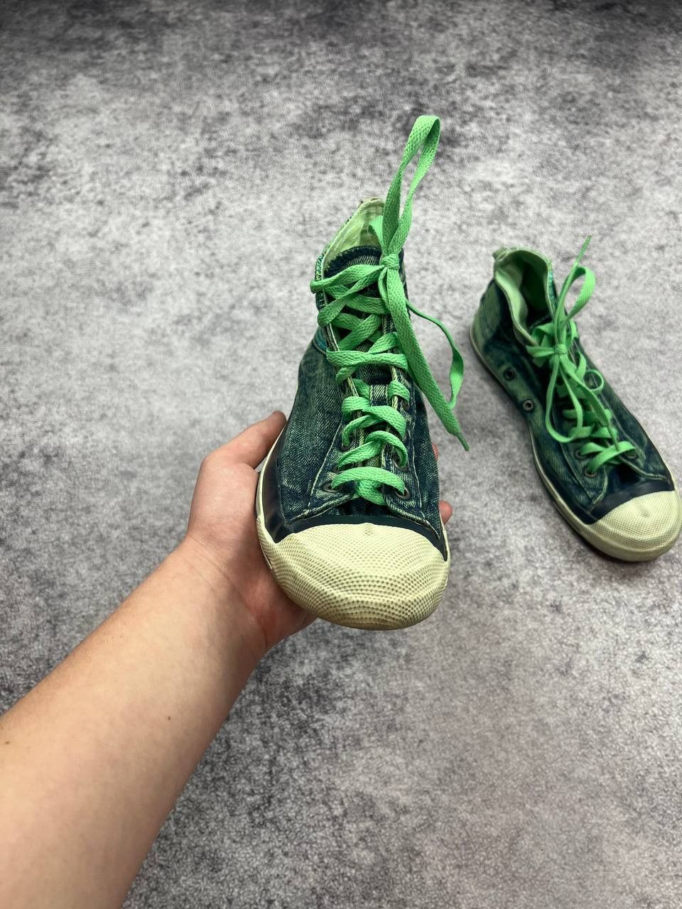 Diesel Vintage Diesel High Sneakers Avant Garde Opium Size US 5.5 / EU 38 - 4 Thumbnail