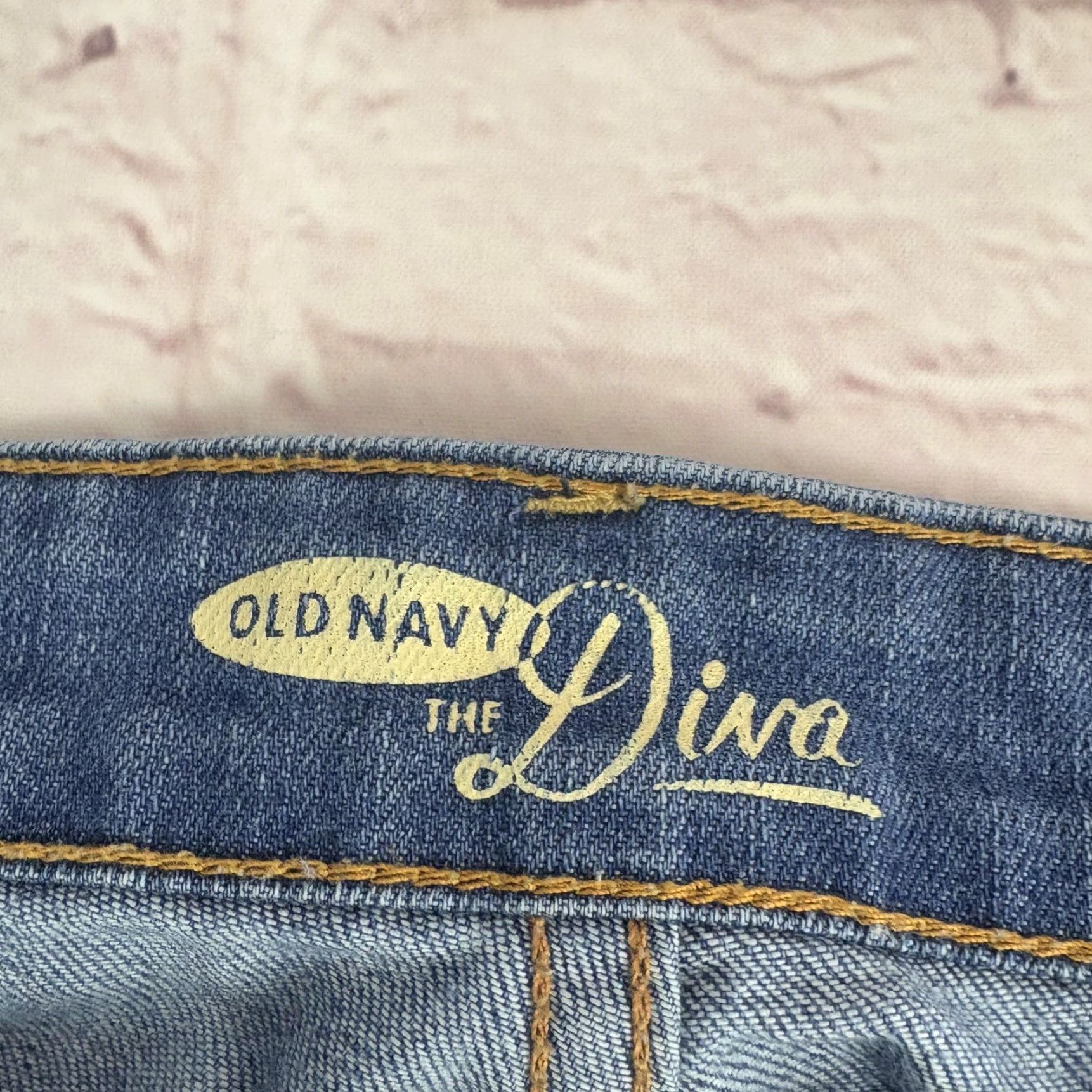 Old Navy Old Navy The Diva Jeans Womens 10 Blue Low Rise Skinny Stretch Denim 34x29 Size 32" / US 10 / IT 46 - 2 Thumbnail