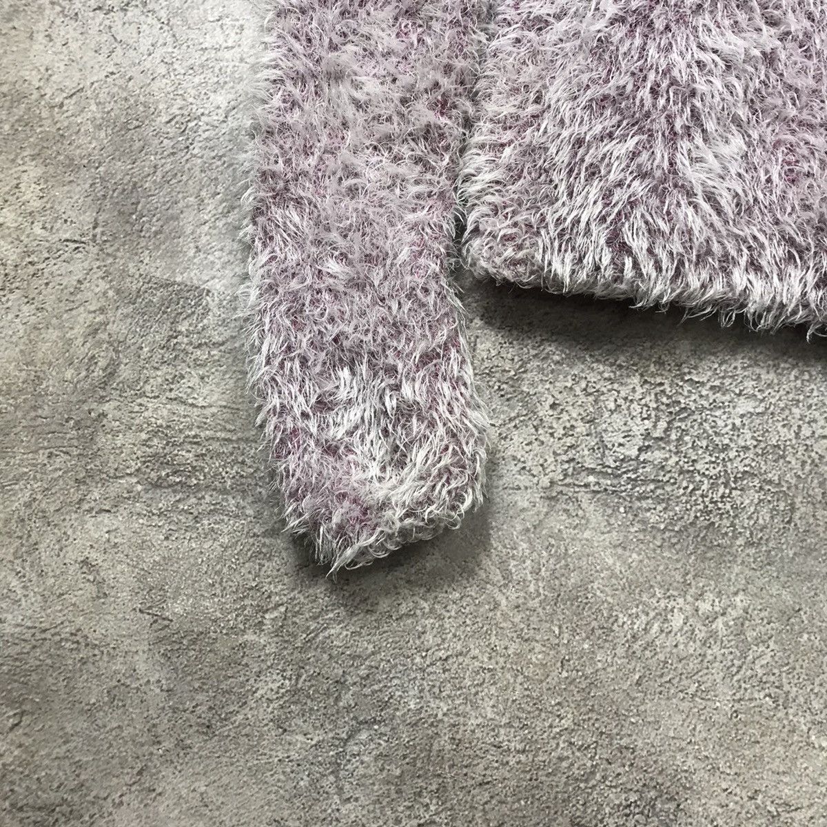 Vintage Vintage Y2K Fuzzy Mohair Oversized Sweater Grunge Purple M Size M / US 6-8 / IT 42-44 - 4 Thumbnail
