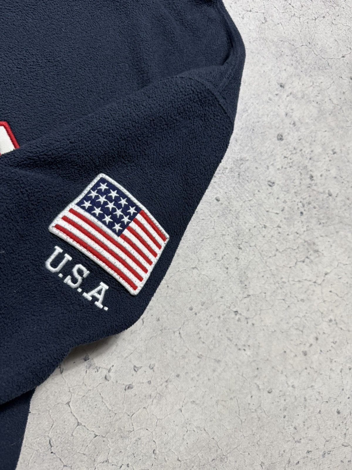Polo Ralph Lauren Polo Ralph Lauren 1/4 Zip Fleece Sweatshirt USA Big Logo Size US M / EU 48-50 / 2 - 7 Thumbnail
