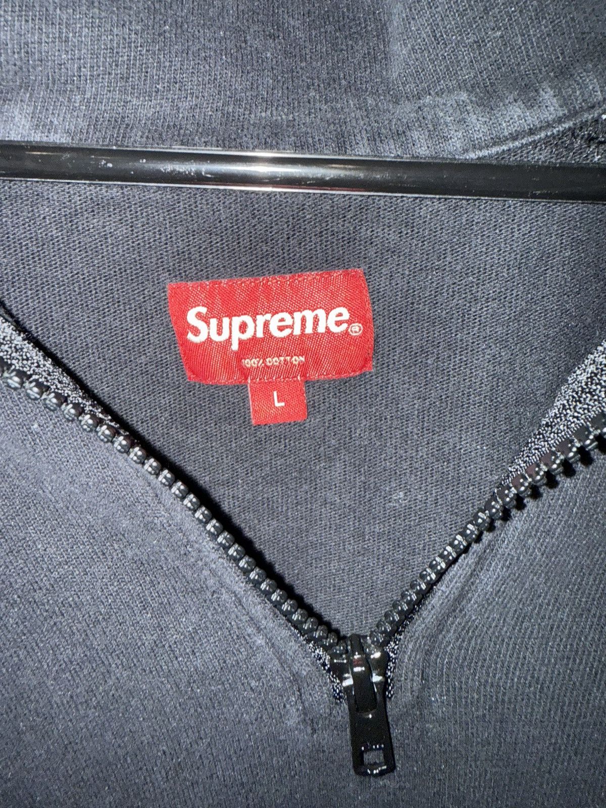 Supreme Supreme Quarter Zip Sweatshirt Size US L / EU 52-54 / 3 - 3 Thumbnail