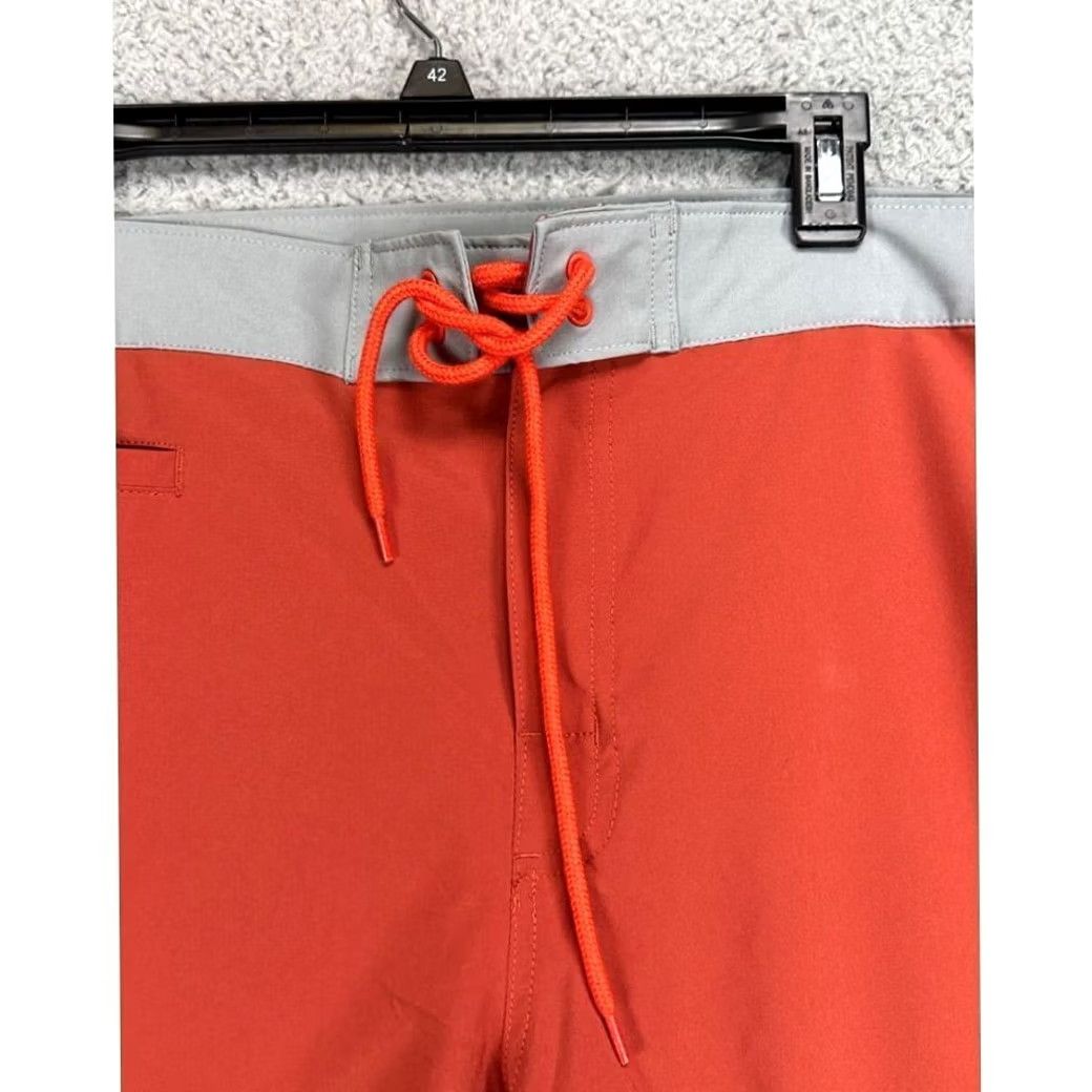 Duluth Trading Company Duluth Trading Co. Swim Trunks Mens 42X9 Orange Flex Bull Moose Board Shorts NEW Size US 33 - 7 Thumbnail