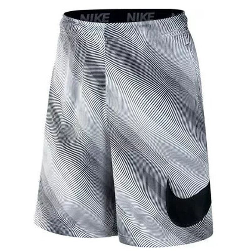 Nike Nike Dri-Fit Linear Flow Training Shorts White/Black Men's M Size US 32 / EU 48 - 1 Thumbnail