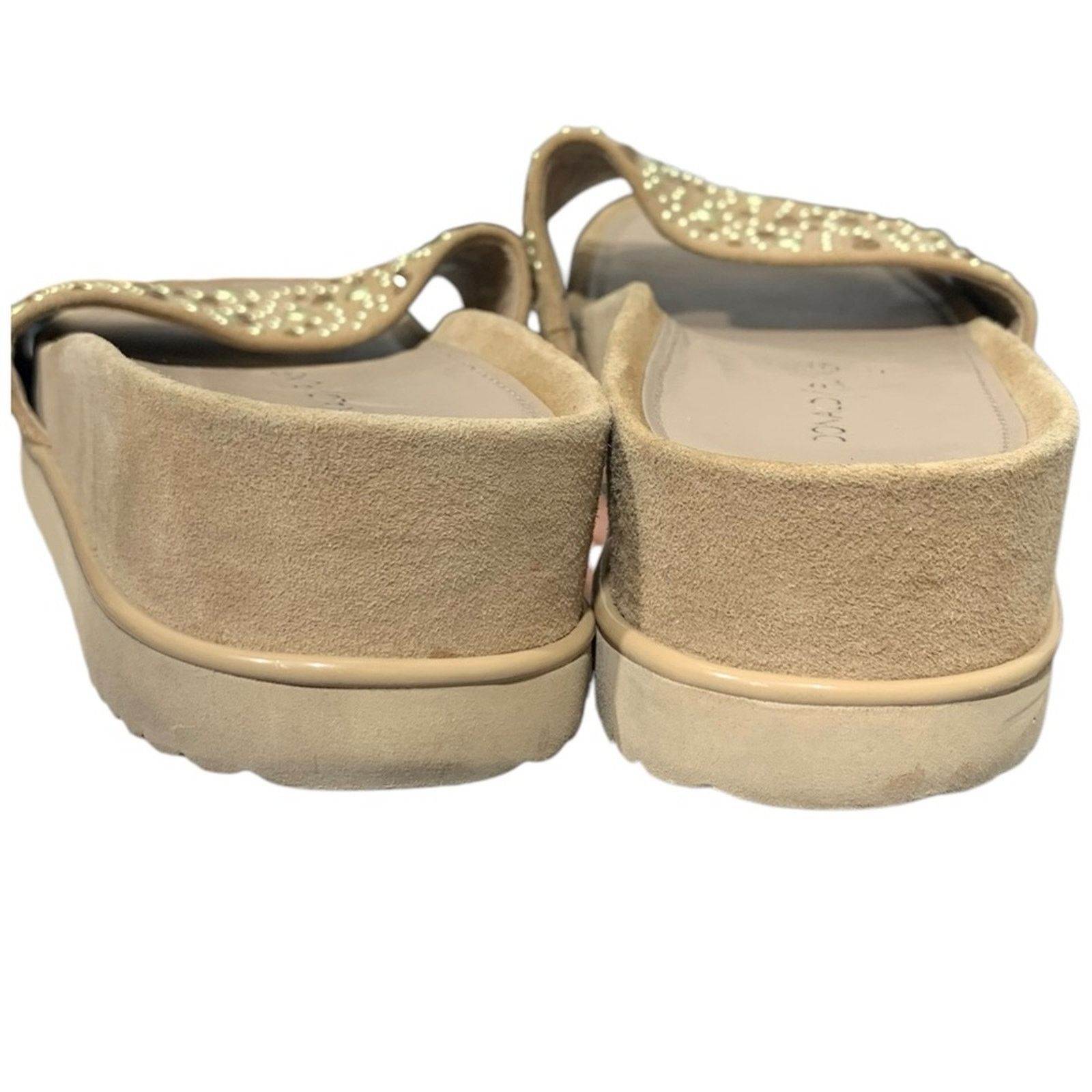 Donald Pliner Donald J. Pliner Cava Suede Studded Slide SZ 9 Size US 9 / IT 39 - 5 Thumbnail