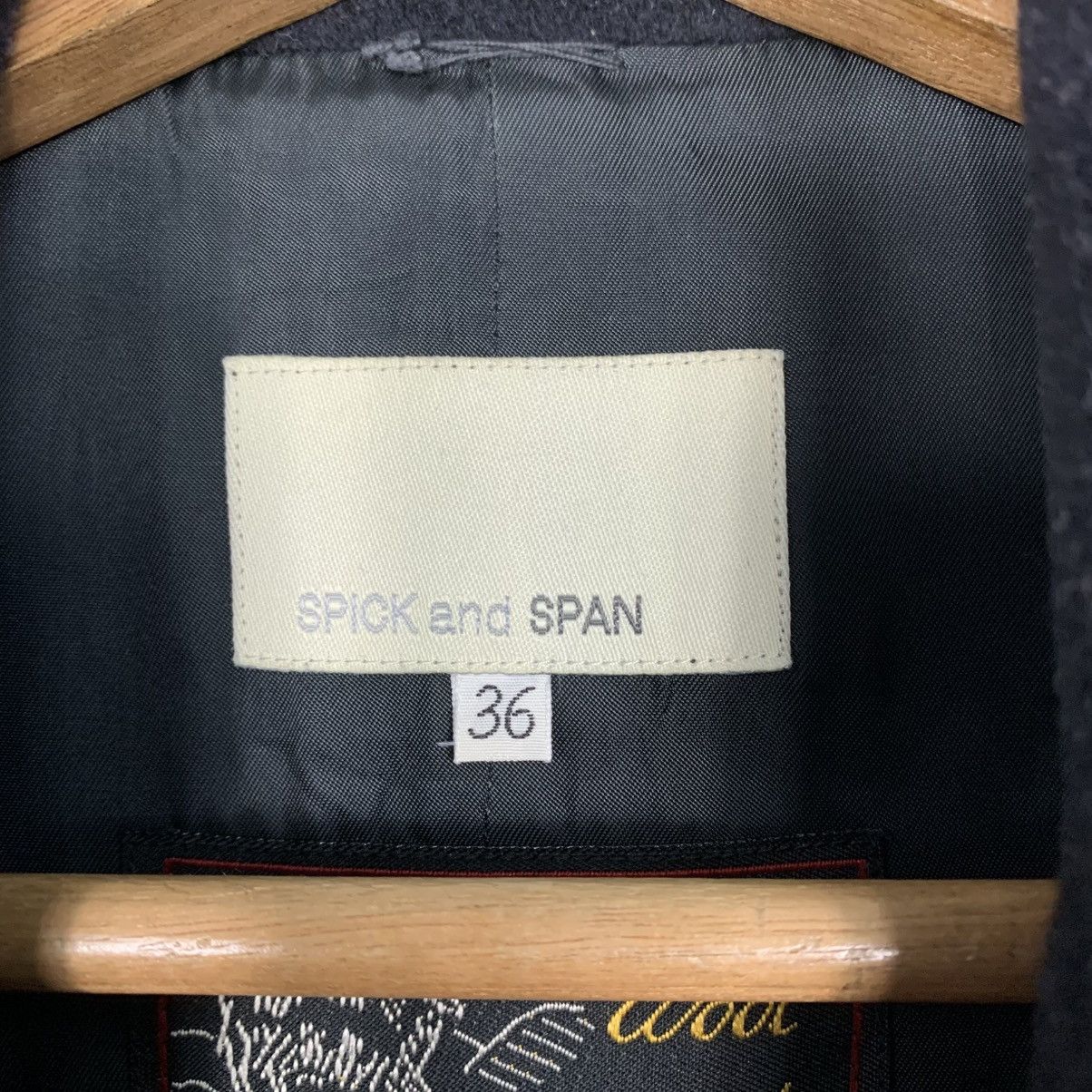 Japanese Brand Spick And Span Double Breasted Wool Cashmere Jacket Size S / US 4 / IT 40 - 15 Thumbnail