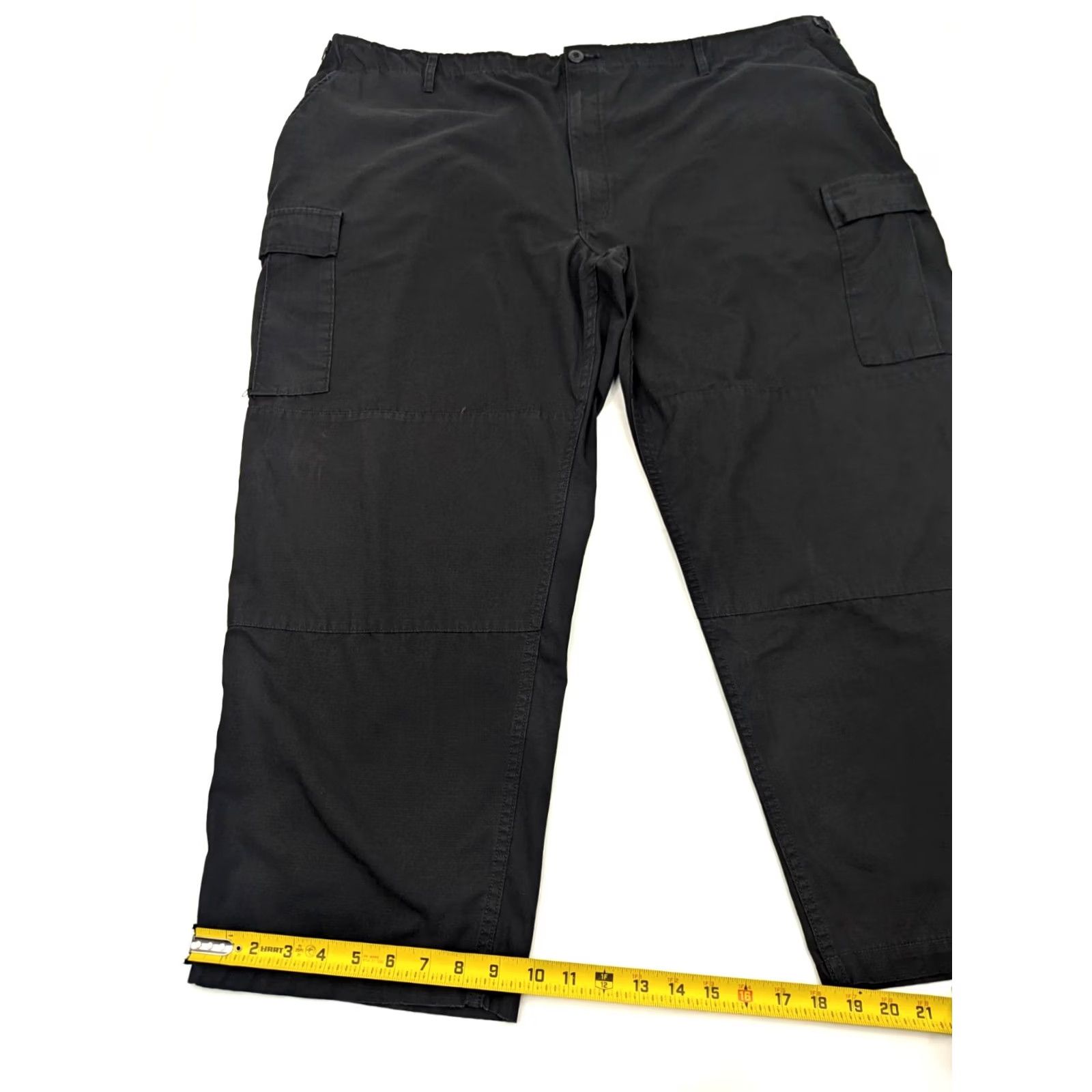 Propper Propper Tactical Ripstop Cargo Pants Men 3XL 48x27 Black Cargo Regular 6 Pocket Utility Belted Waist Jeans - Police EMS USA Style Size US 39 - 2 Thumbnail