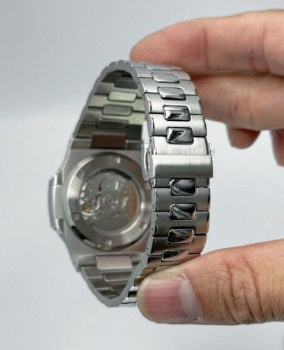 Japanese Brand Seiko Mod Nautilus Olive Dial Stainless Steel Watch 41mm Size ONE SIZE - 6 Thumbnail