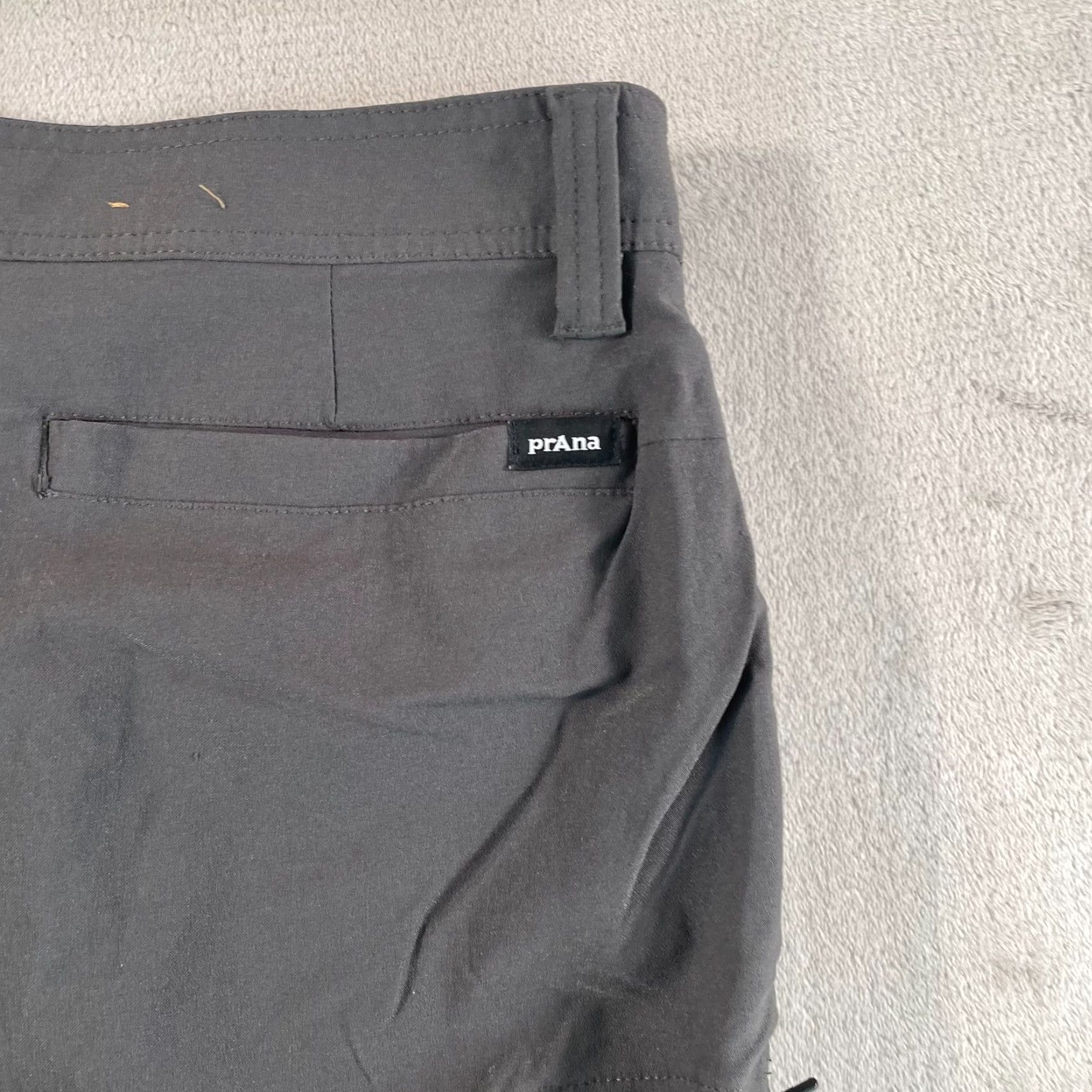 Prana prAna Alameda Pant Men 34x32 Dark Iron Slim Fit Performance Hike DWR Pant Size US 34 / EU 50 - 3 Thumbnail