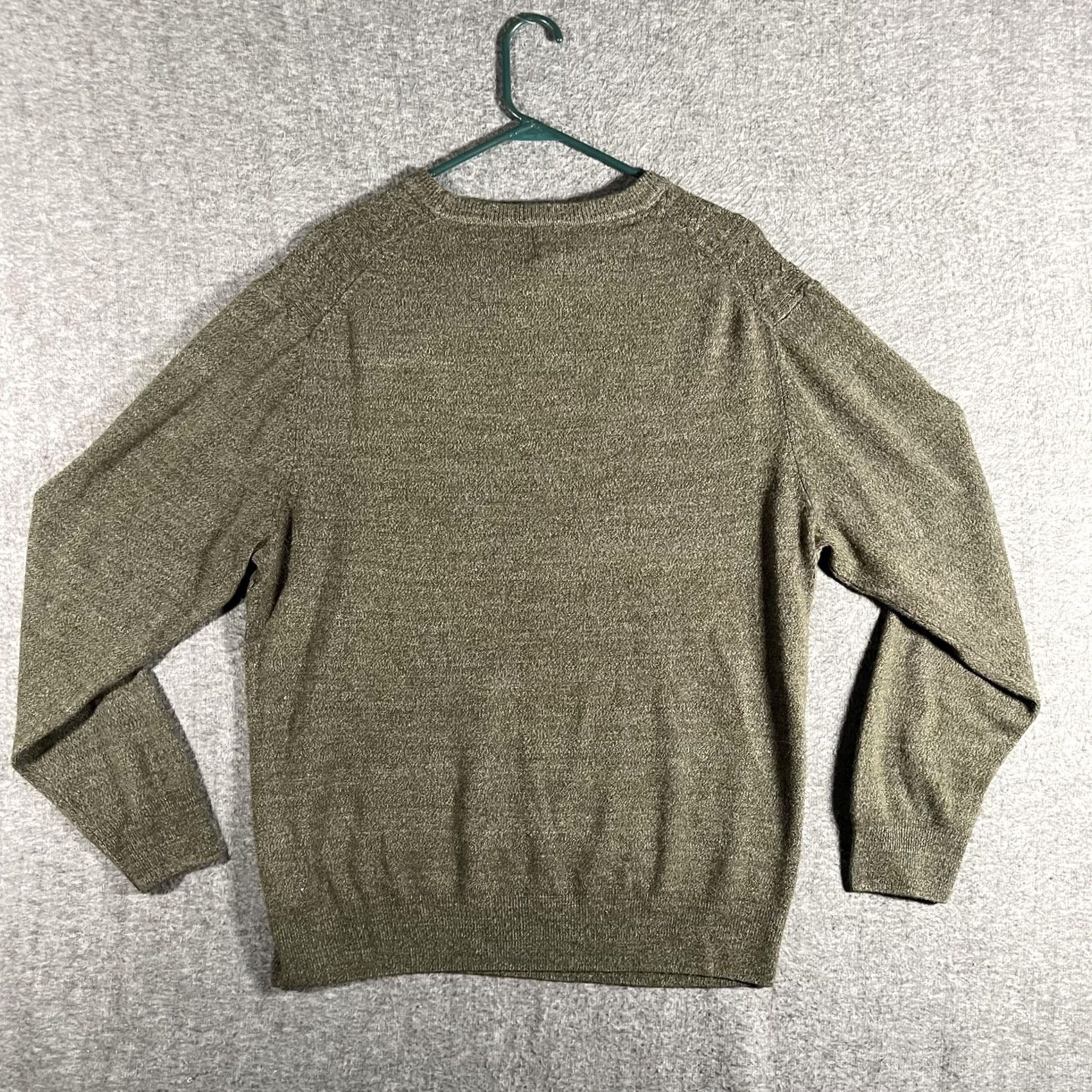 Dockers Dockers Sweater Mens XL Green Cable Knit Crewneck Pullover Classic Size US XL / EU 56 / 4 - 4 Thumbnail