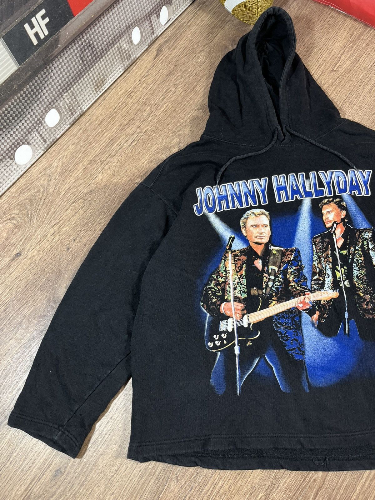 Band Tees Johnny Hallyday 90s Very Rare Hoodie Size US XL / EU 56 / 4 - 2 Thumbnail