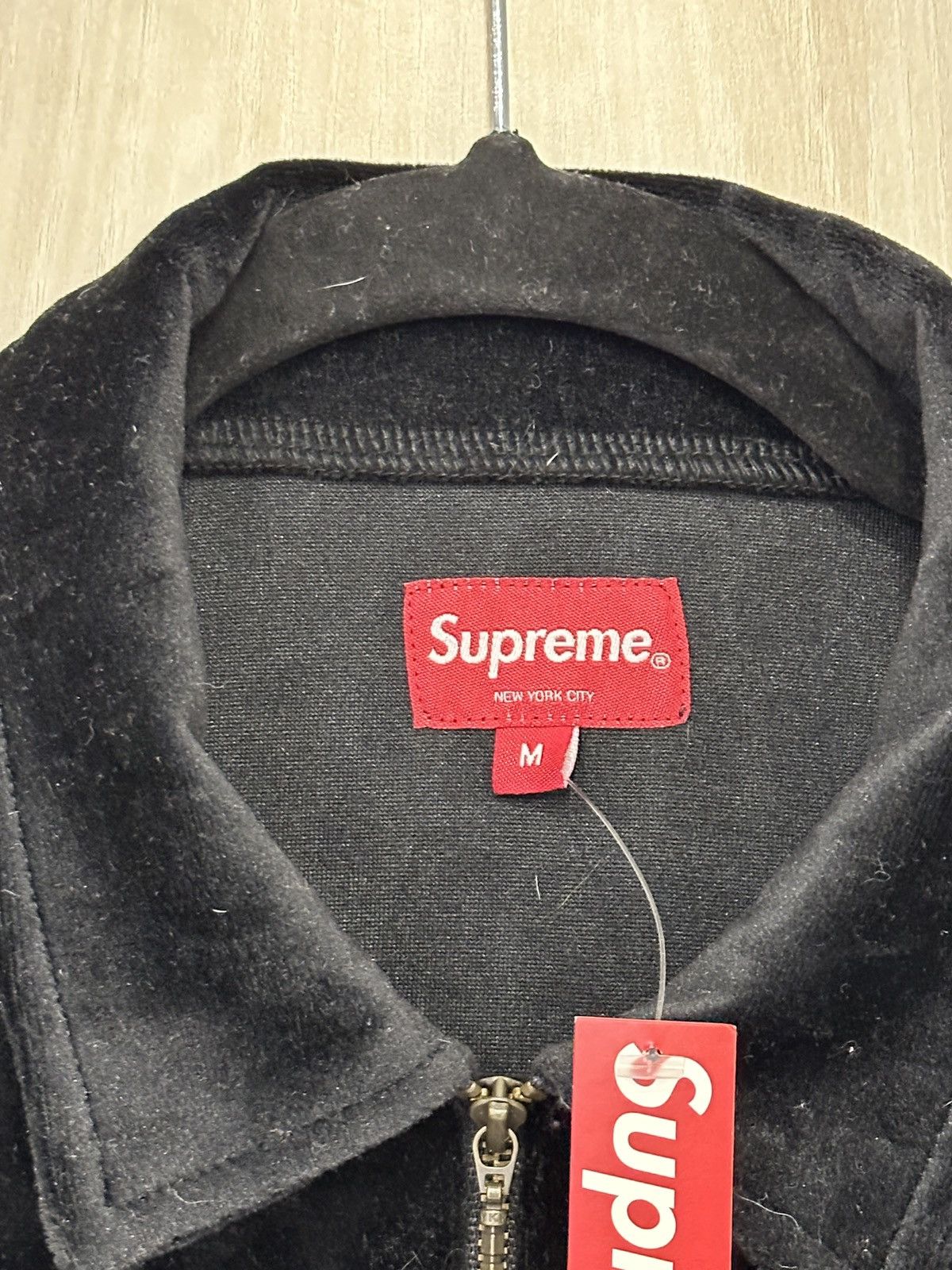 Supreme Supreme Croc Velour Zip Polo Size M Size US M / EU 48-50 / 2 - 5 Thumbnail